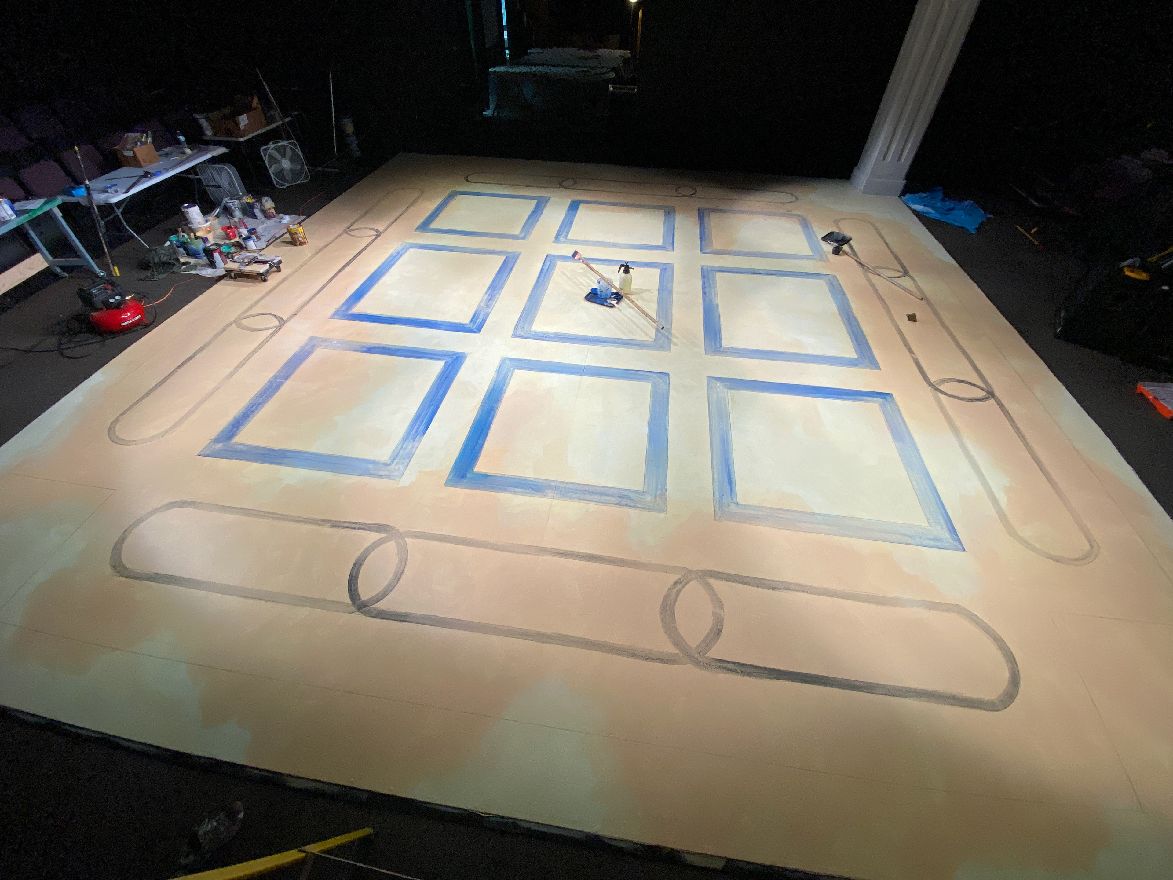 Playhouse on Park - Two Jews Walk Into a War... - floor (in progress)