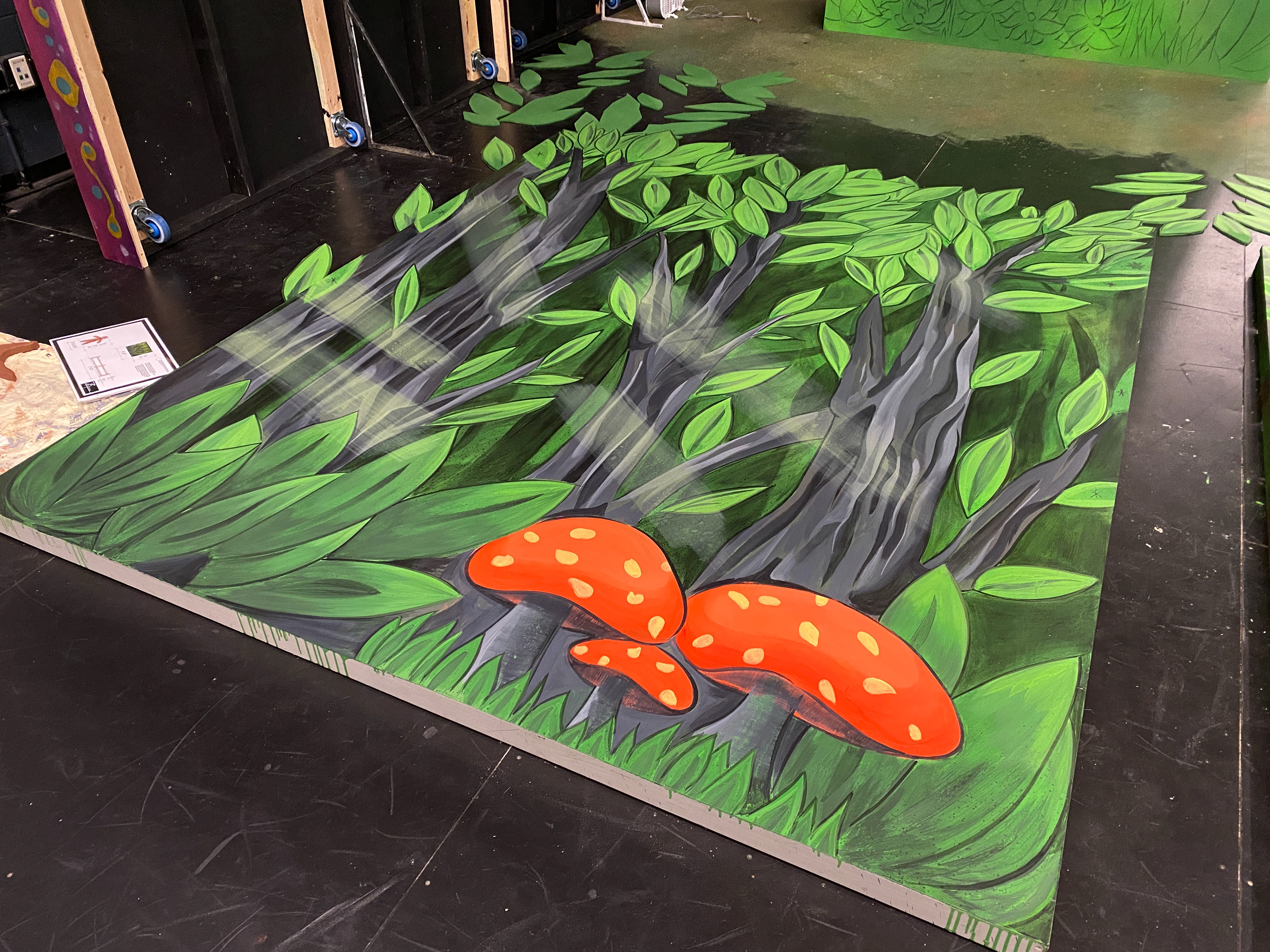 Hansel & Gretel - rolling platform forest flat SR