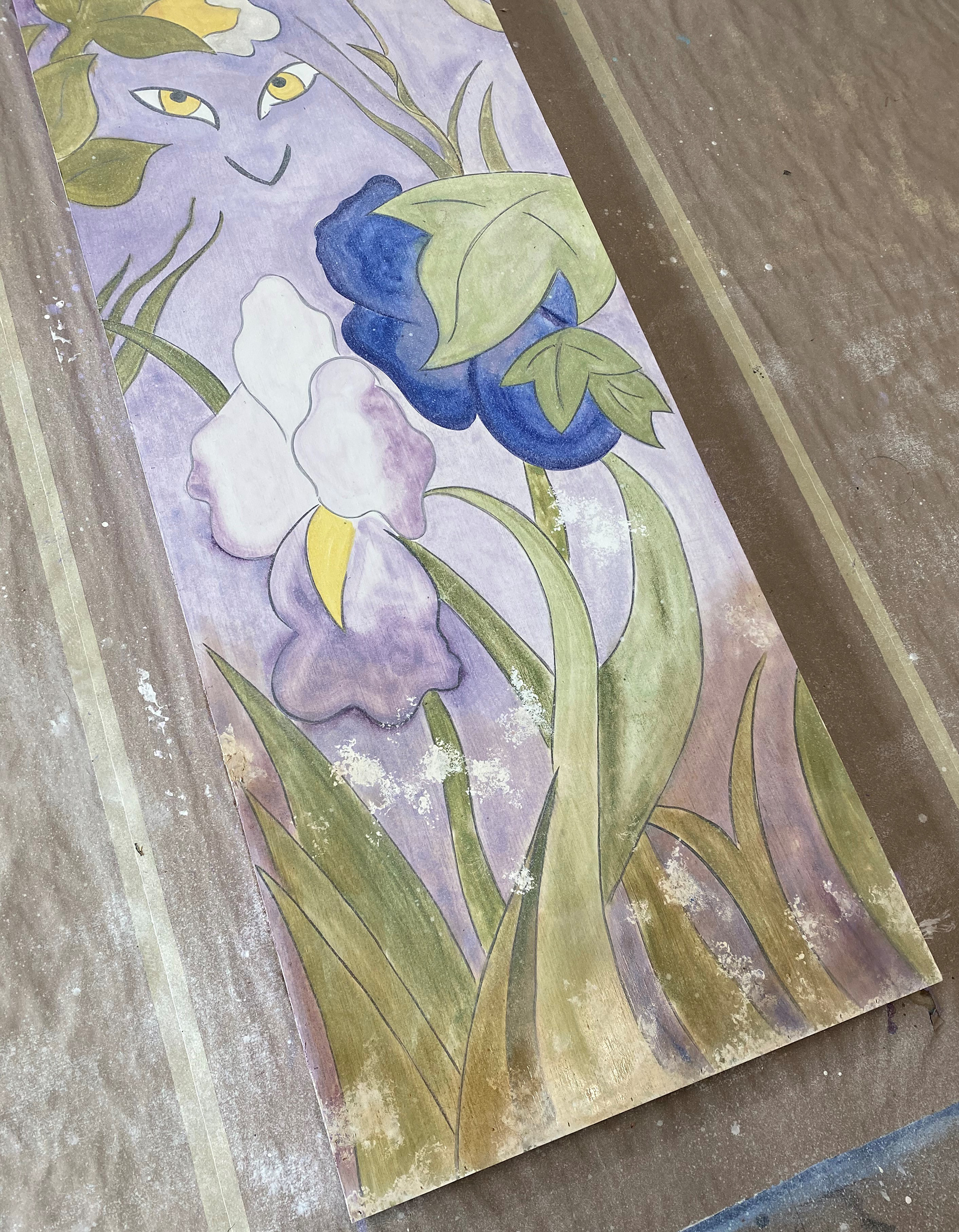 Playhouse on Park - A Midsummer Night's Dream - proscenium, left leg, aging in progress