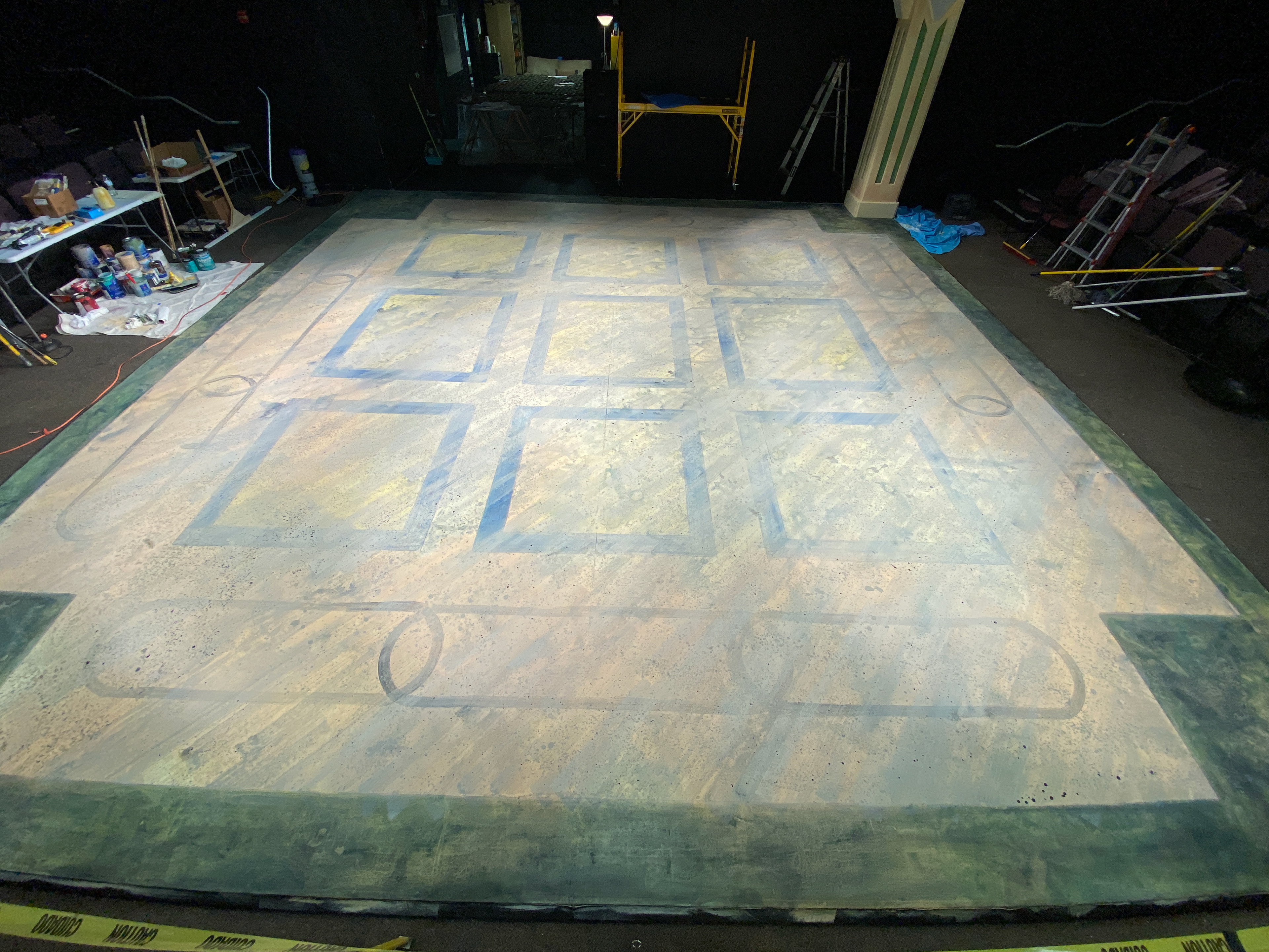 Playhouse on Park - Two Jews Walk Into a War... - floor (in progress)