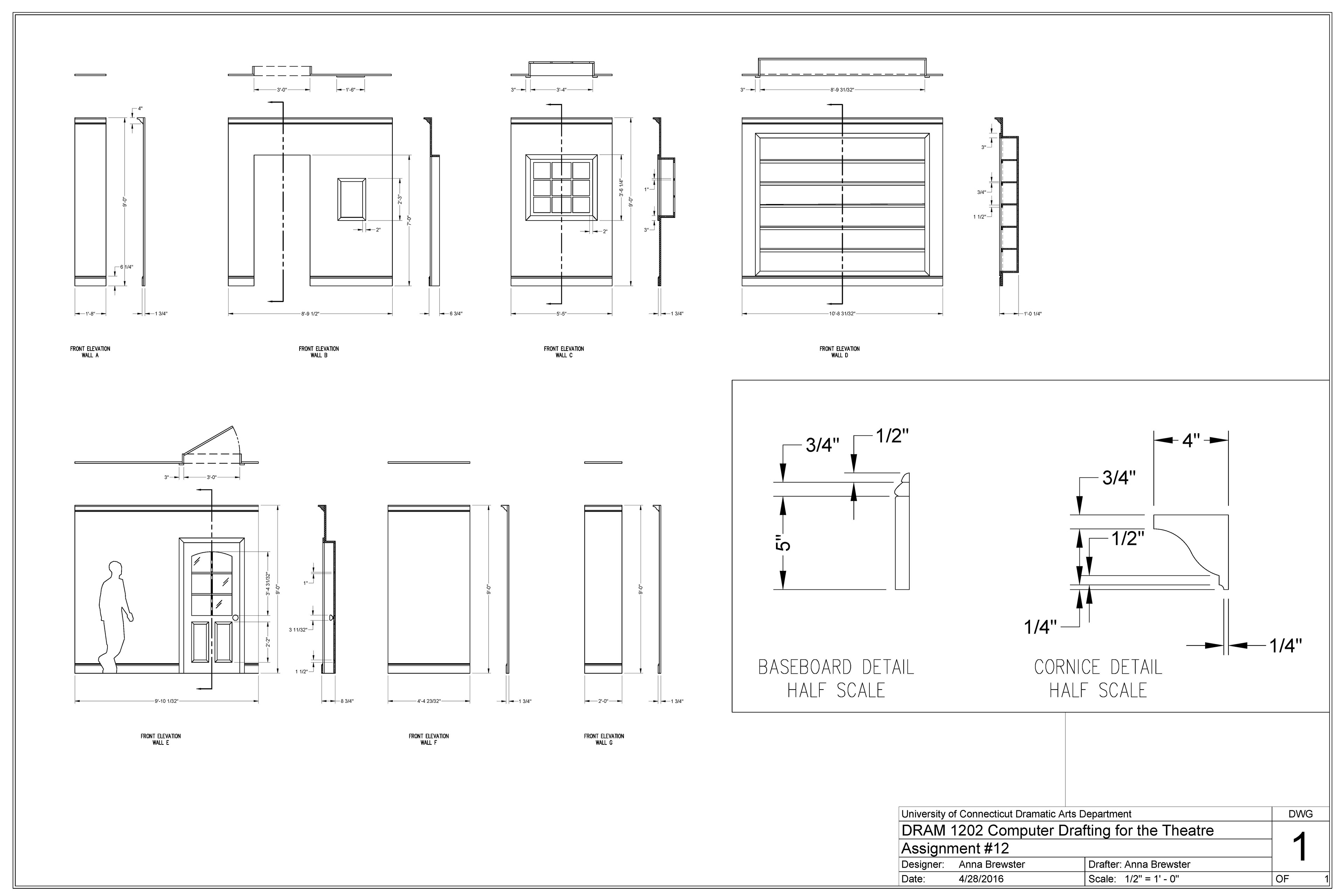 Final project details - AutoCAD - course assignment