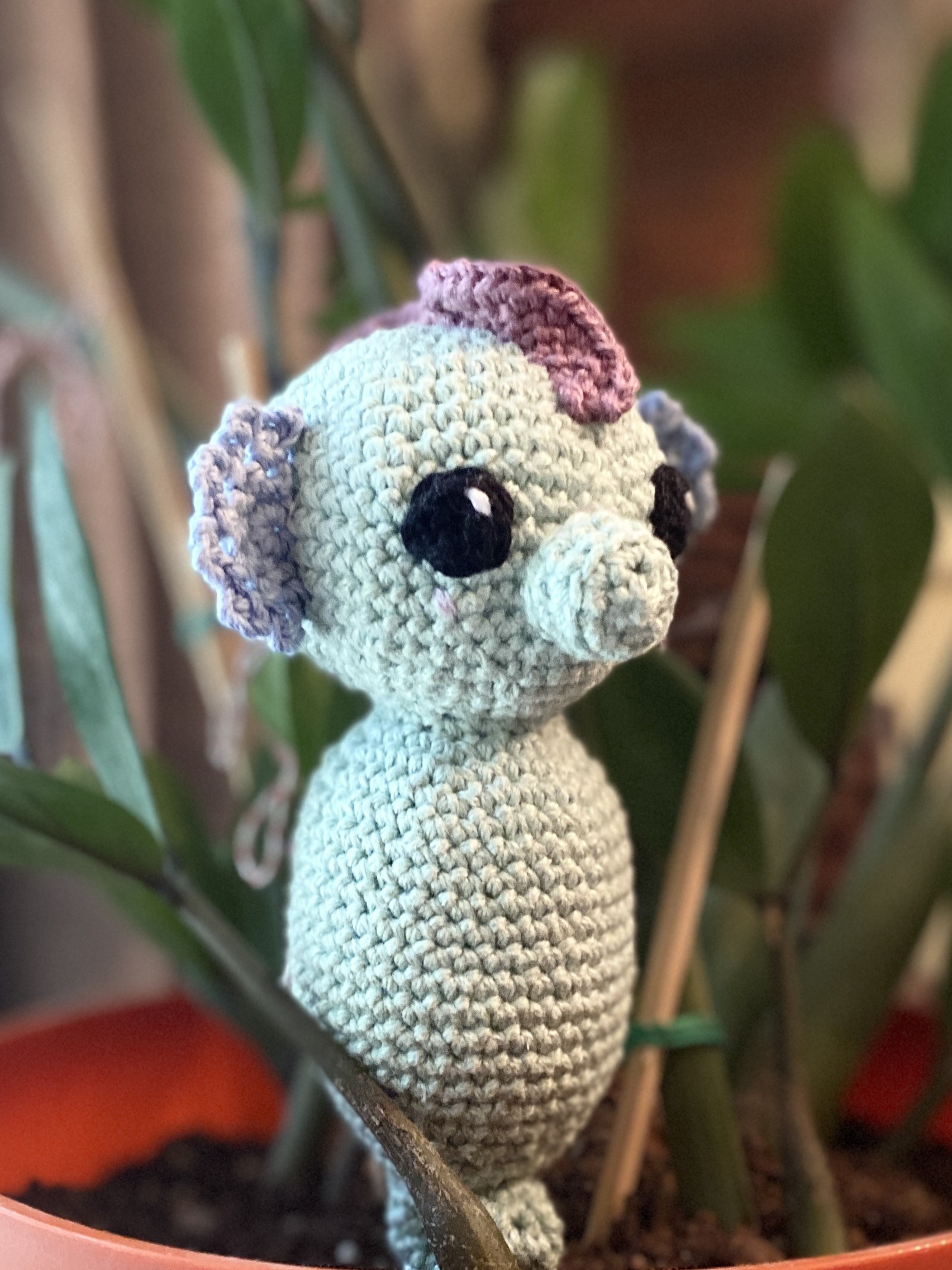 seahorse plushie - amigurumi crochet