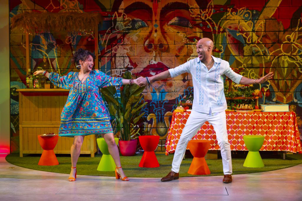 Laughs In Spanish - mural - Hartford Stage