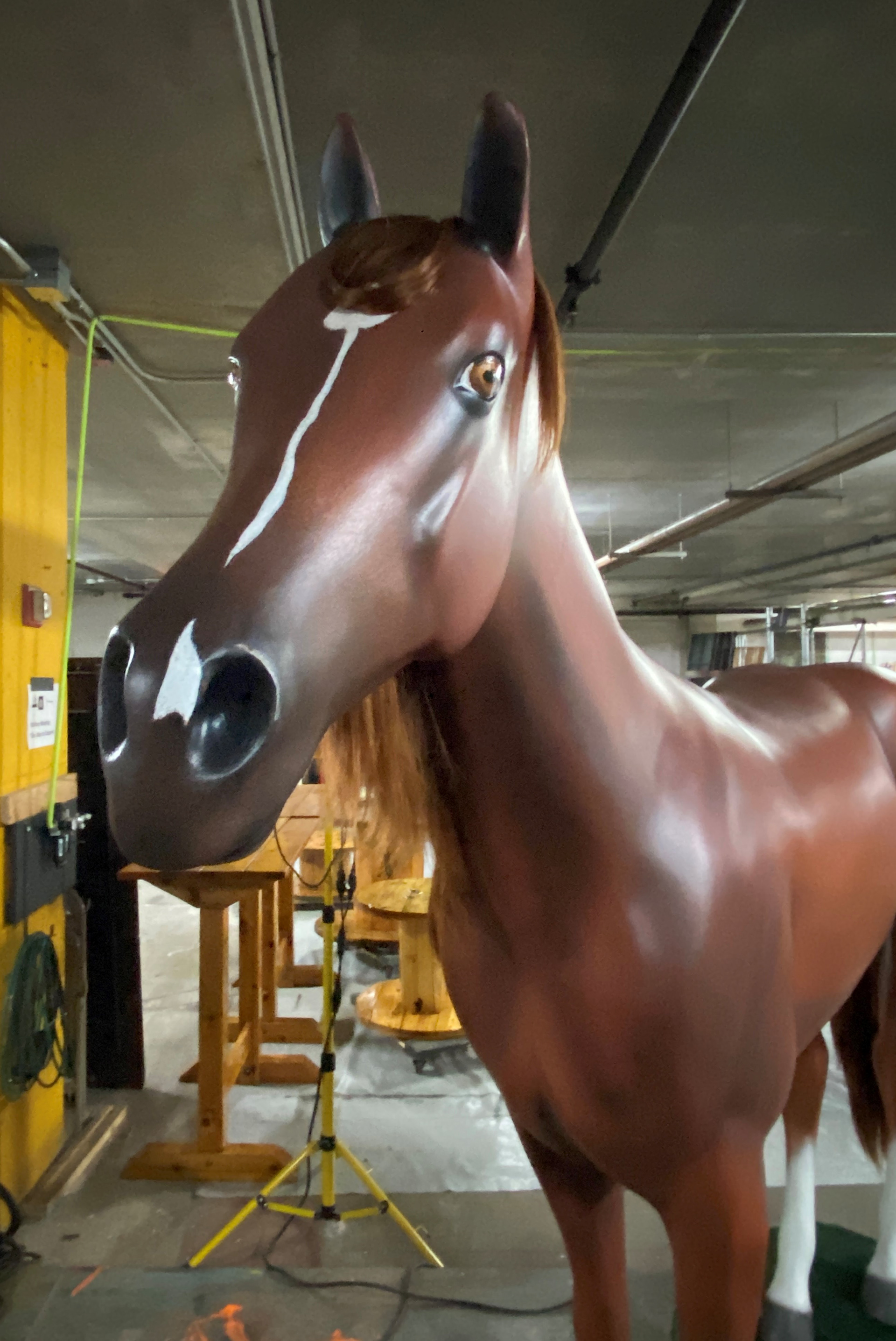 Derby Horse Repaint - final Secretariat - Mohegan Sun