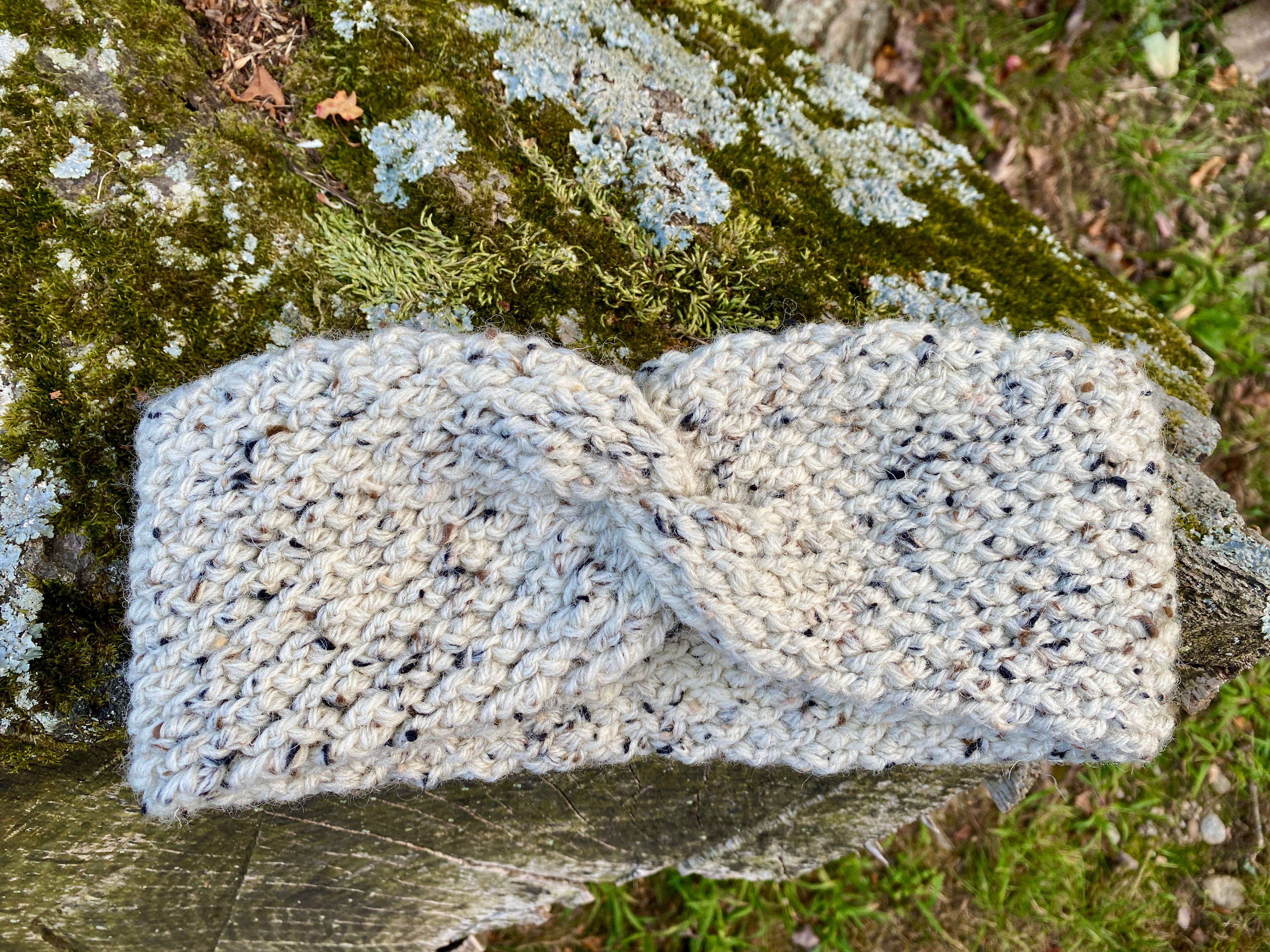 winter headband - crochet