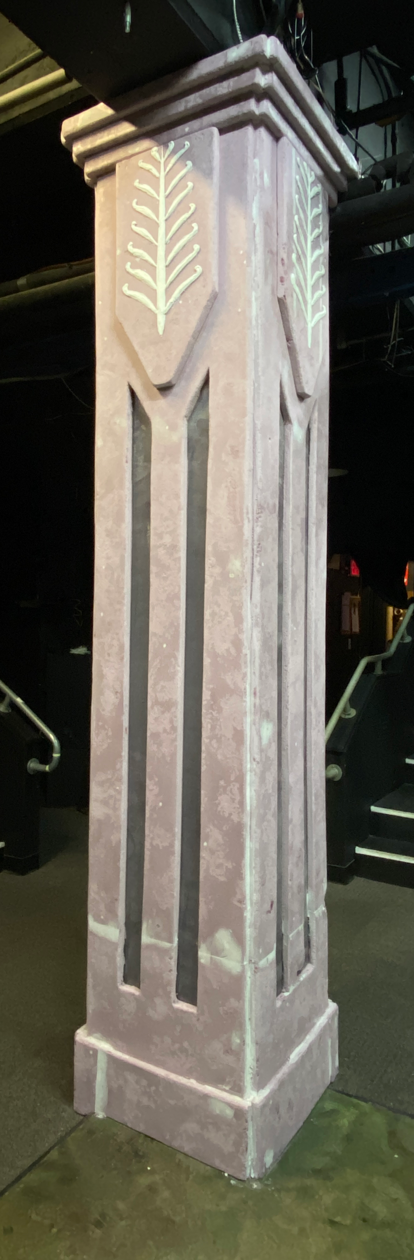 Playhouse on Park - Two Jews Walk Into a War... - columns, foam carving & texture