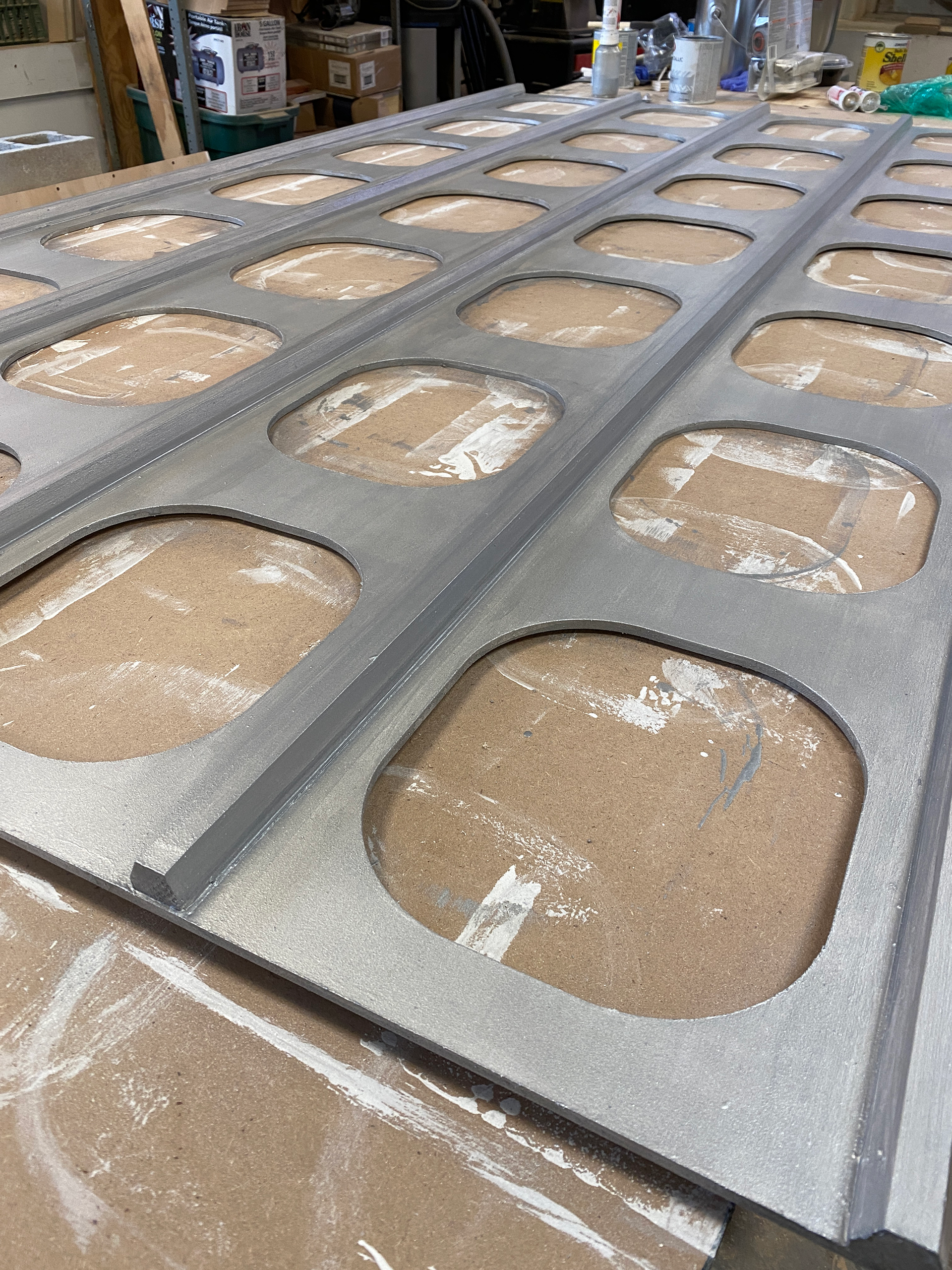 Fun Home - TheaterWorks Hartford - Raincoat panels