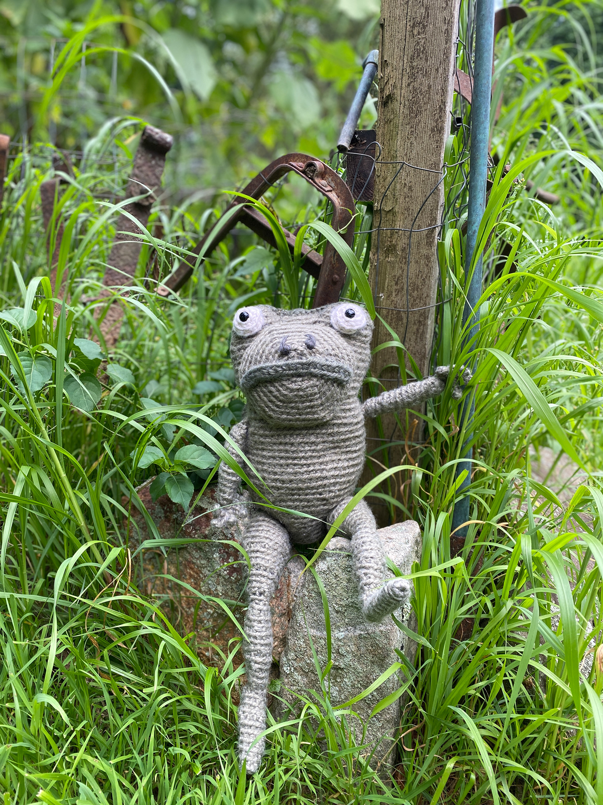 frog plushie (from Over the Garden Wall) - amigurumi crochet