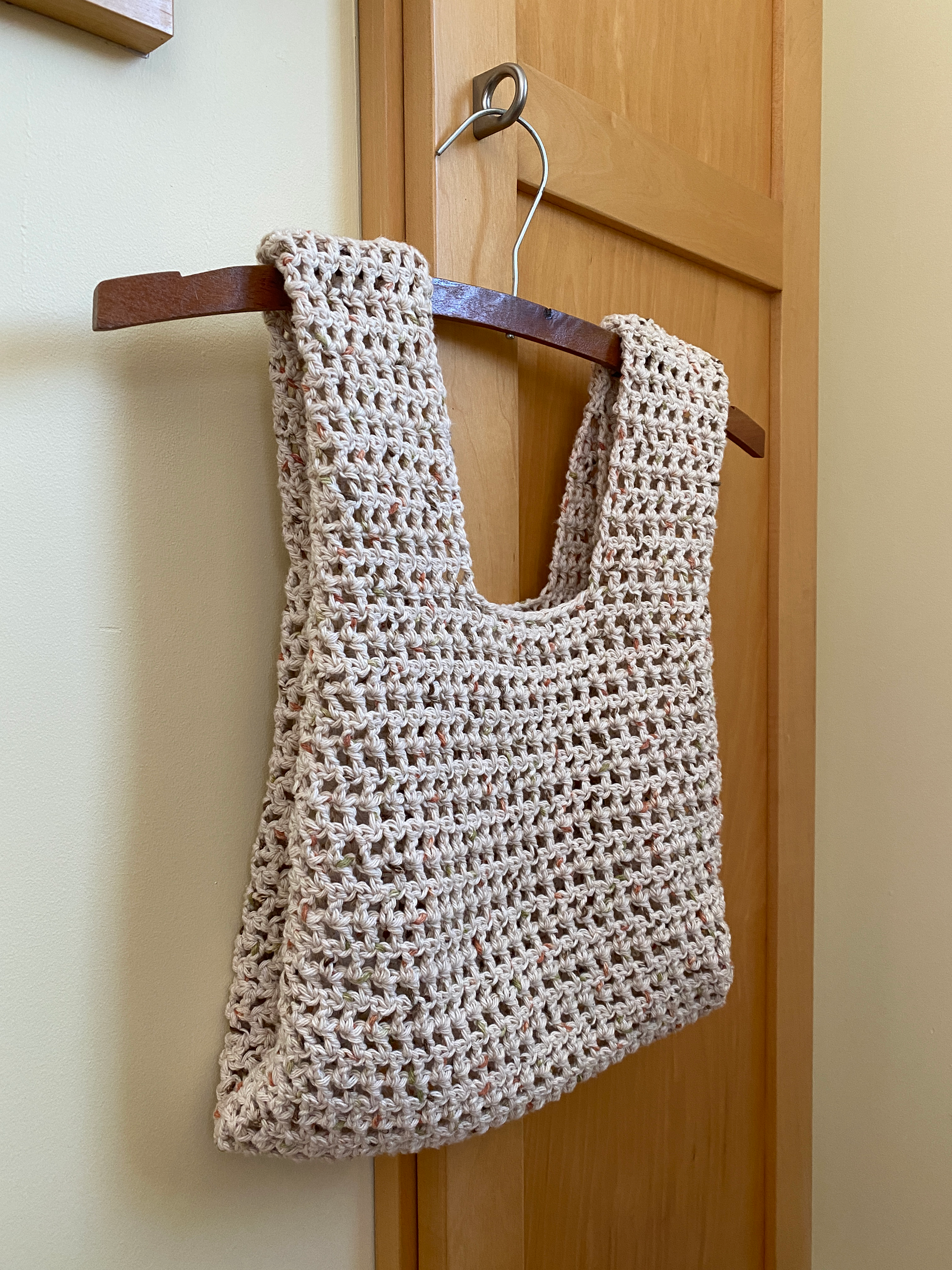 origami "plastic" bag - crochet