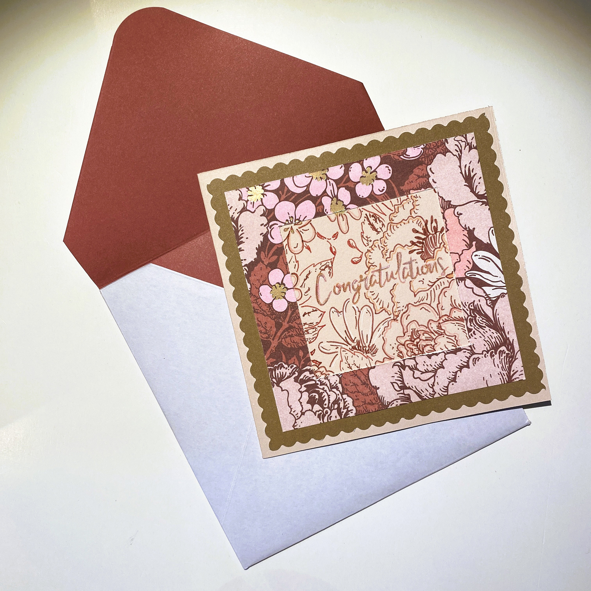wedding card & envelope - paper