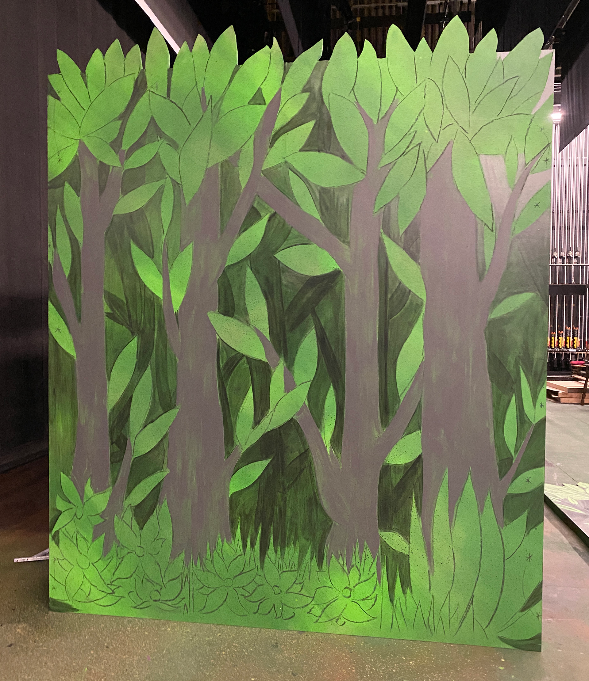 Hansel & Gretel - midstage forest flats (in progress)