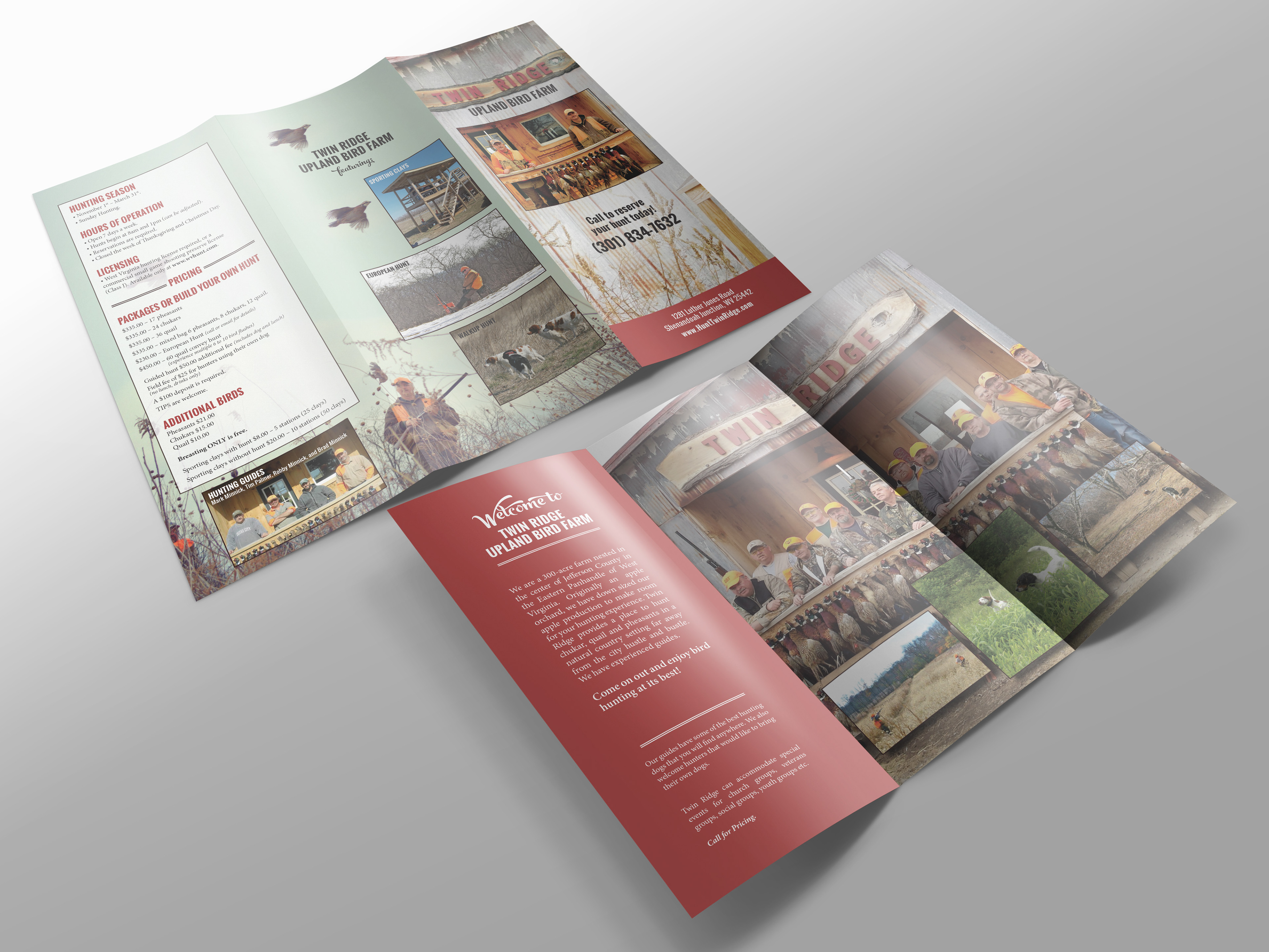 Twin Ridge Bird Farm Brochure