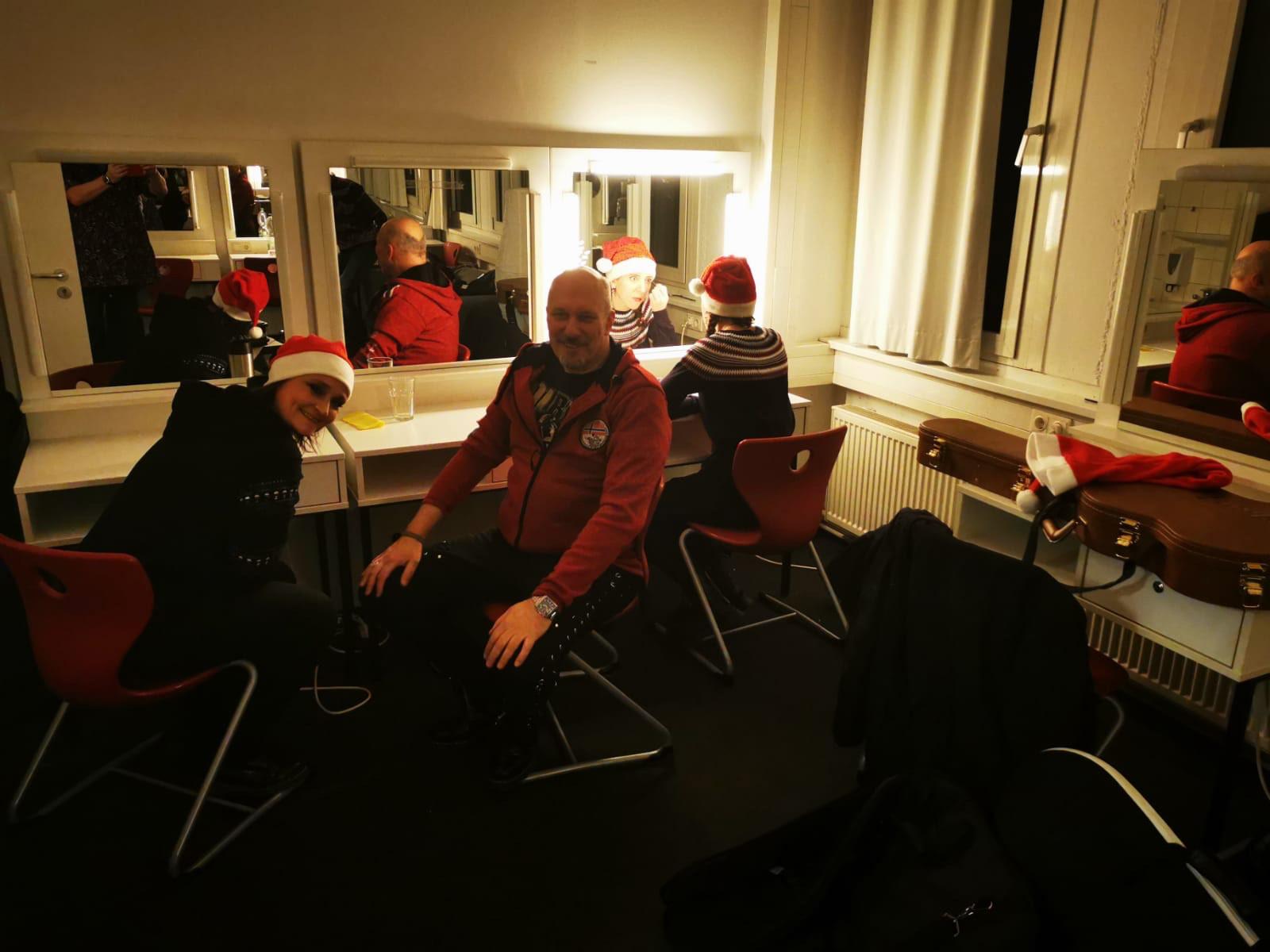 ... warten auf den Soundcheck