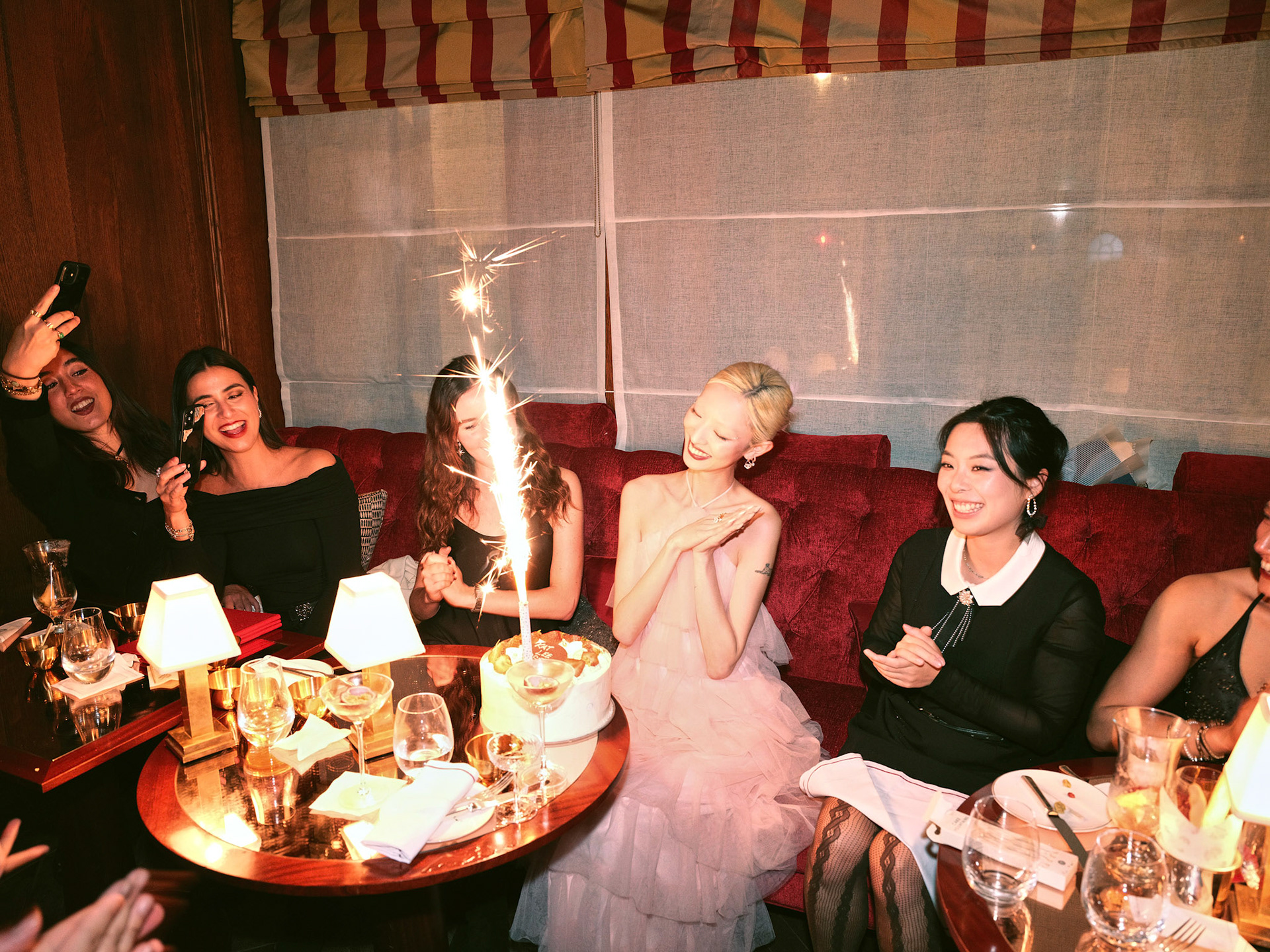 Kat's private party at Raffles London