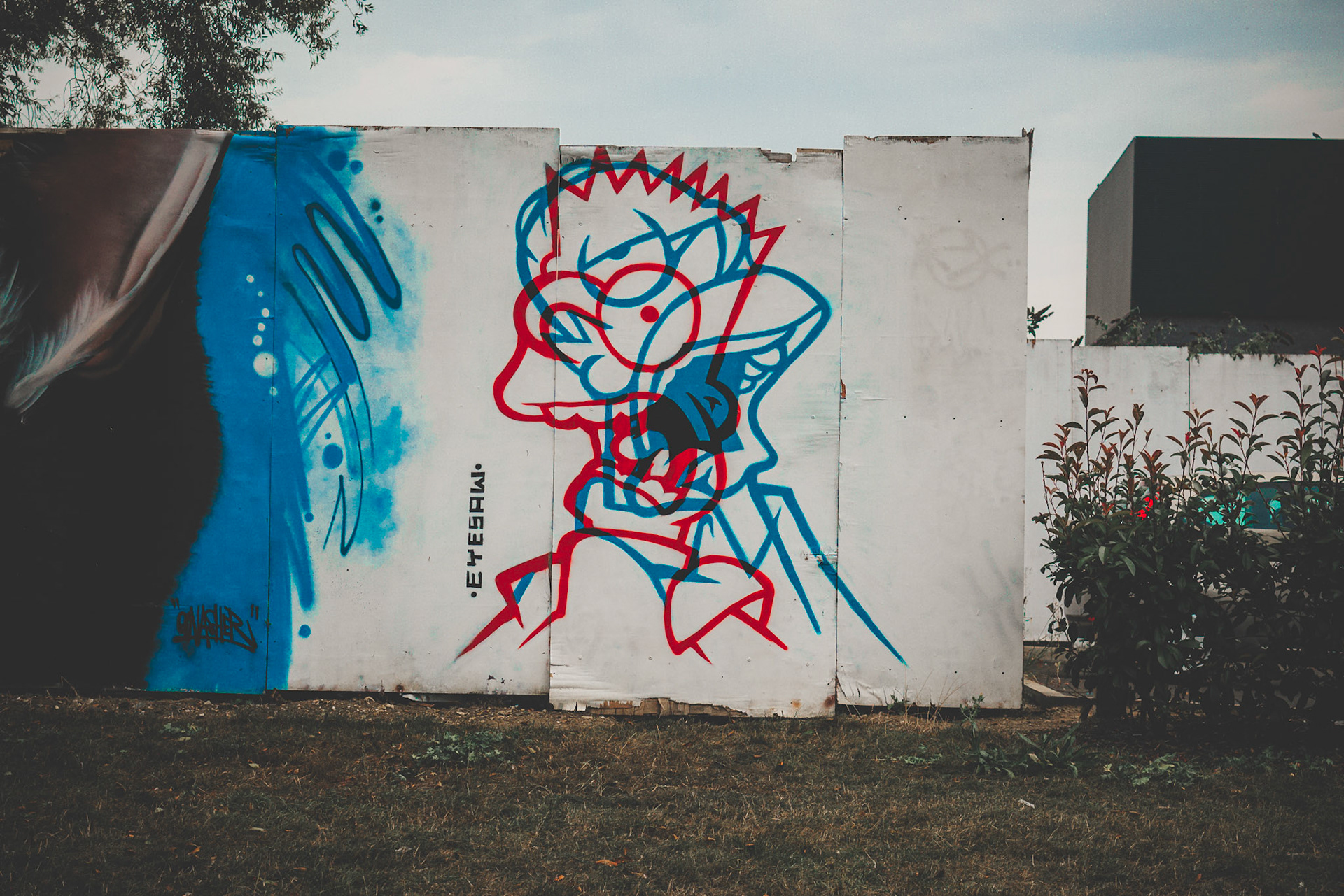 Graffiti by Riverside Leisure Centre, Chelmsford