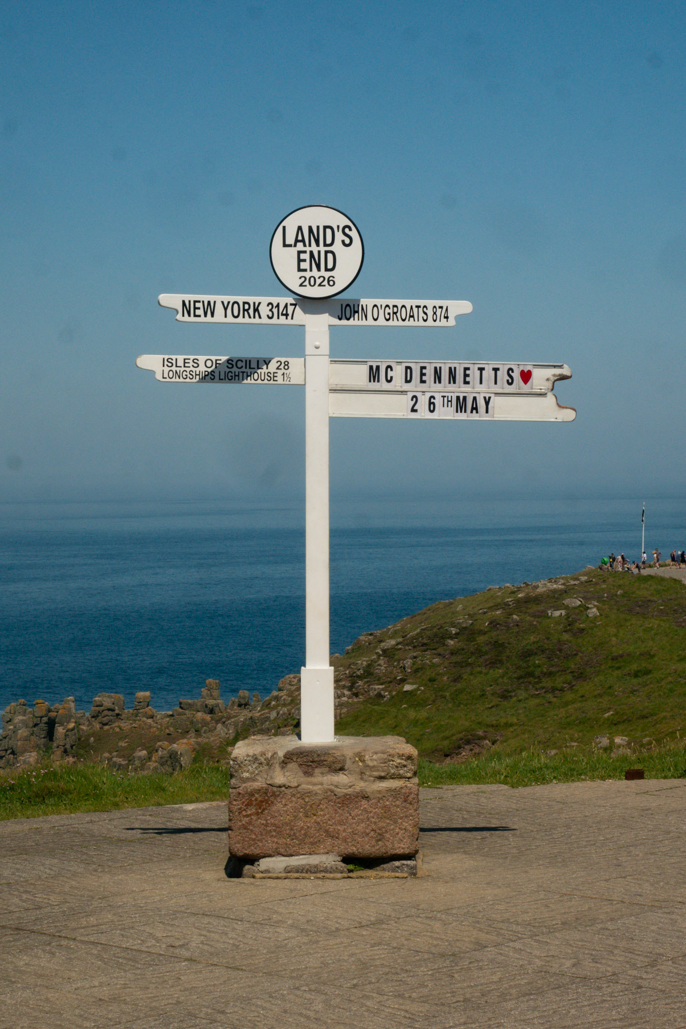 Lands End Sign