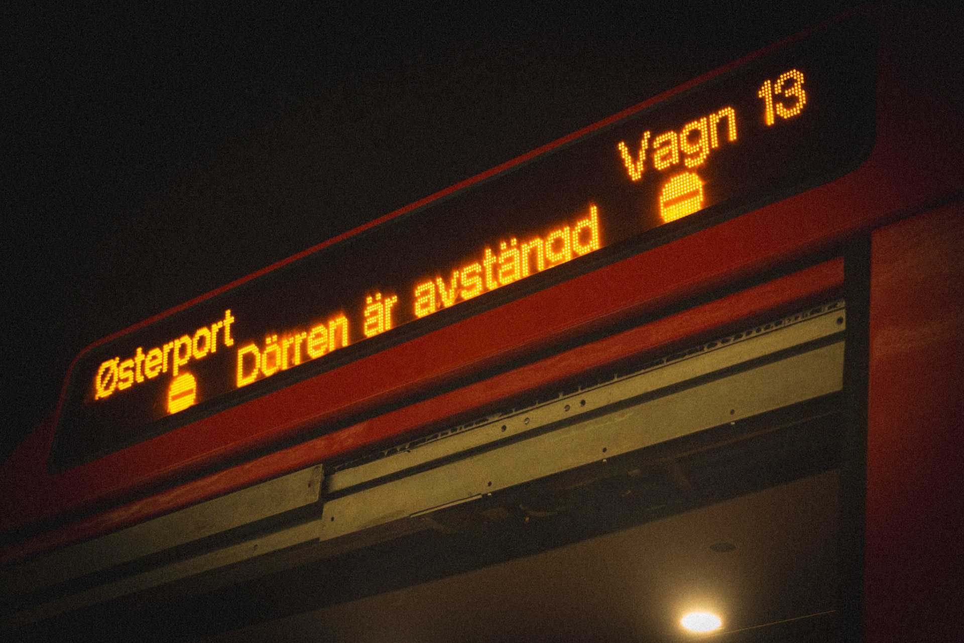 Dörren är avstängd - the door is closed