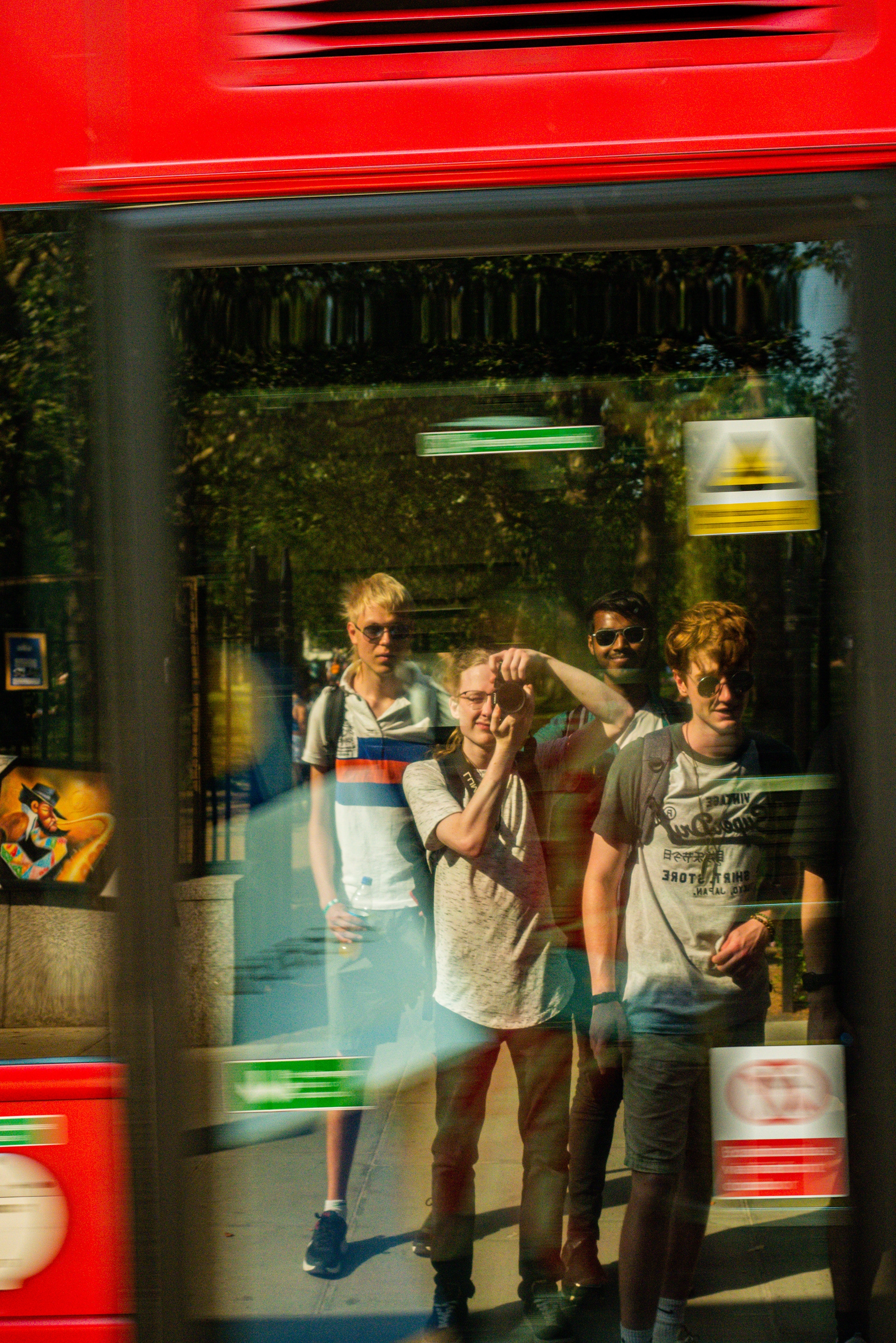 London Bus Selfie