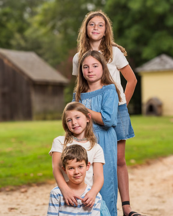 Grandkids in a pose they proposed themselves and they look so beautiful.