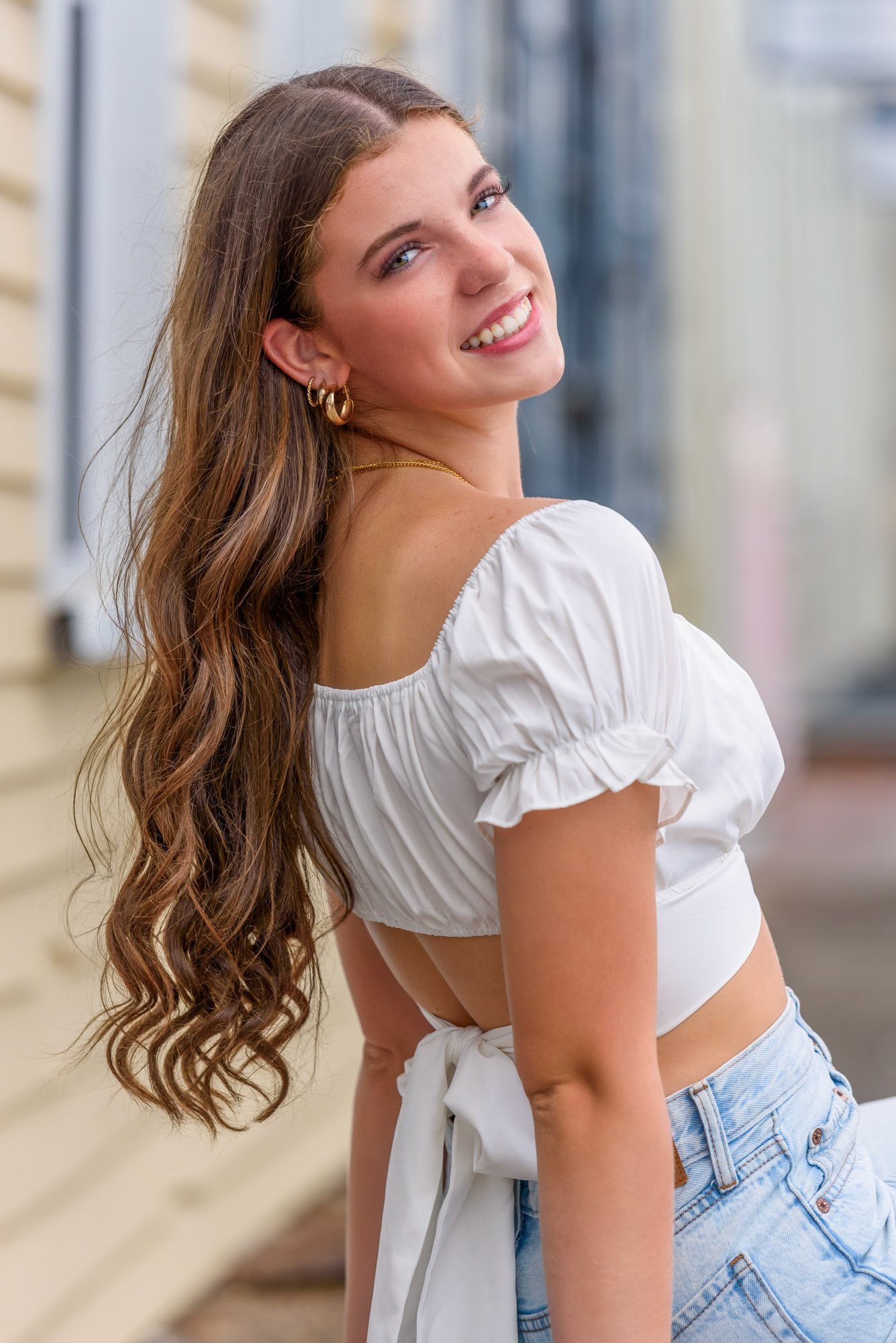 High School Senior Female Outdoors
