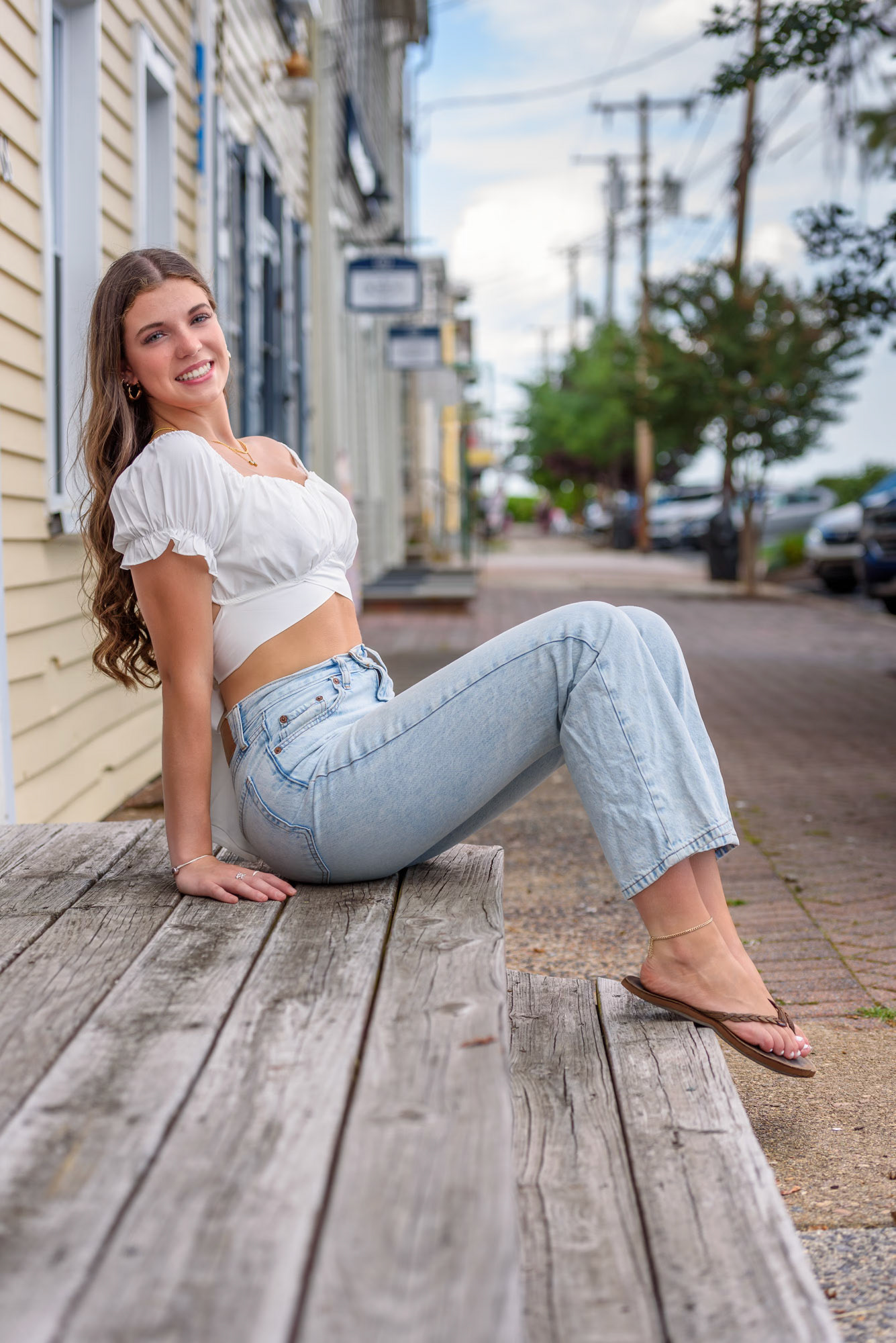 High School Senior Female Outdoors