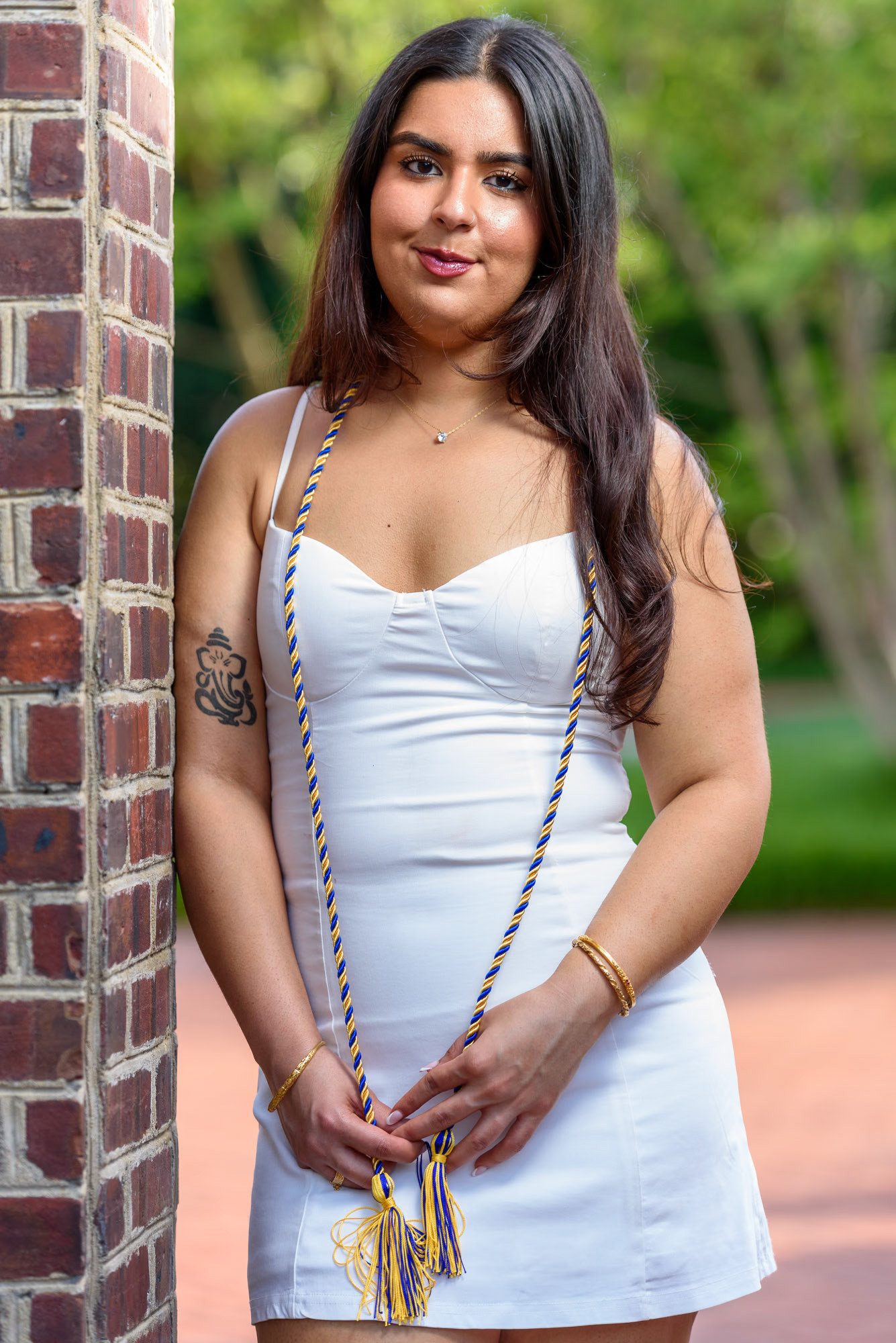 Graduation photo of a femal college student