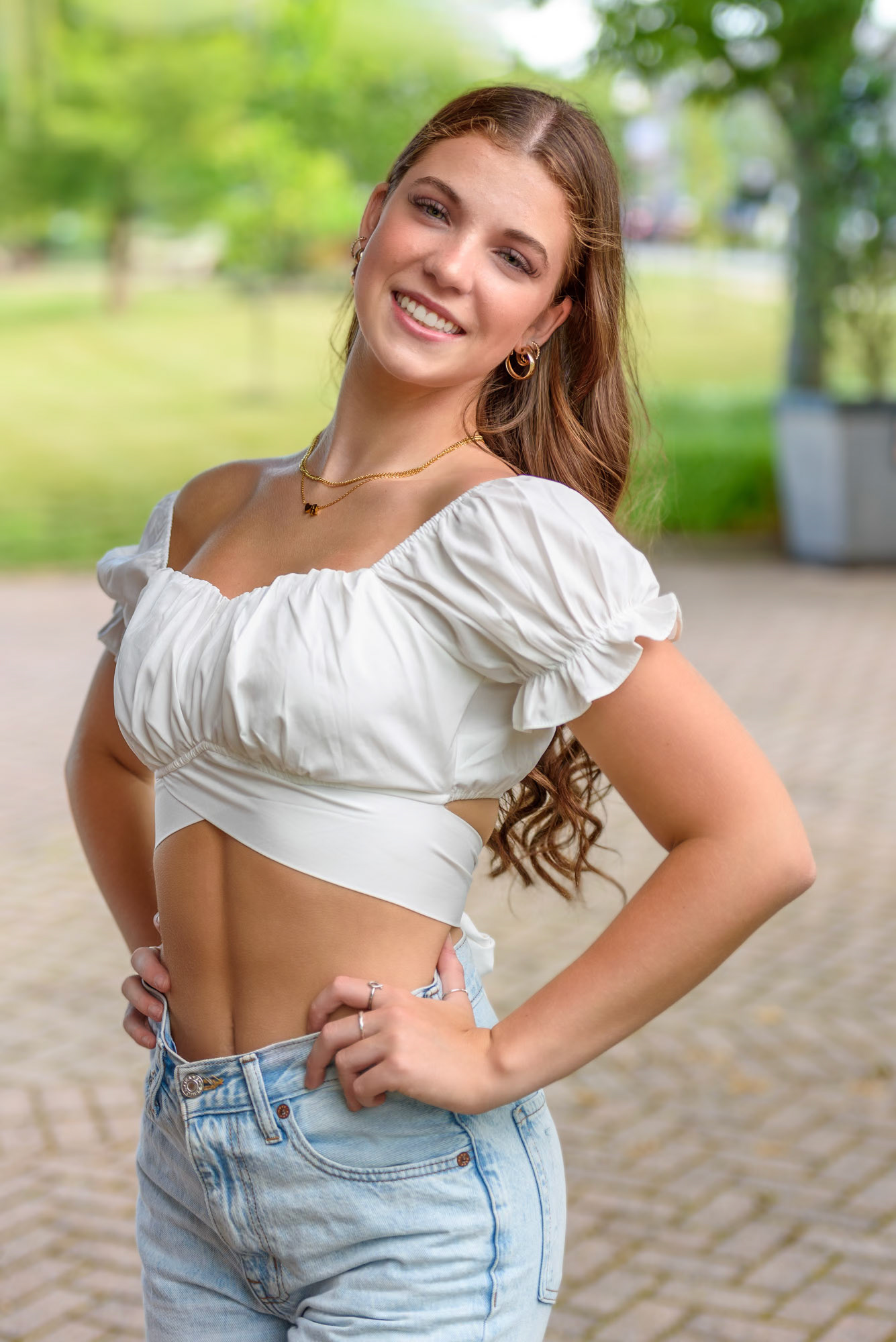 High School Senior Female Outdoors