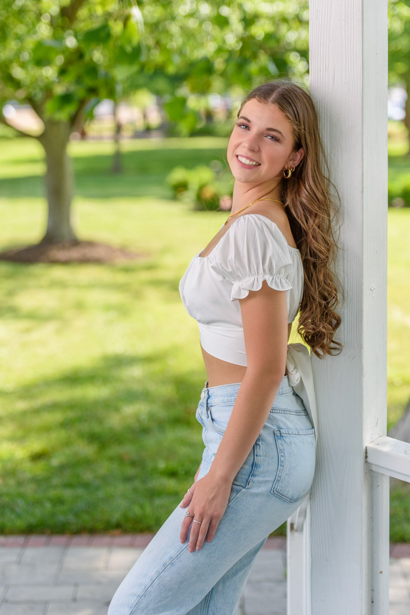 High School Senior Female Outdoors