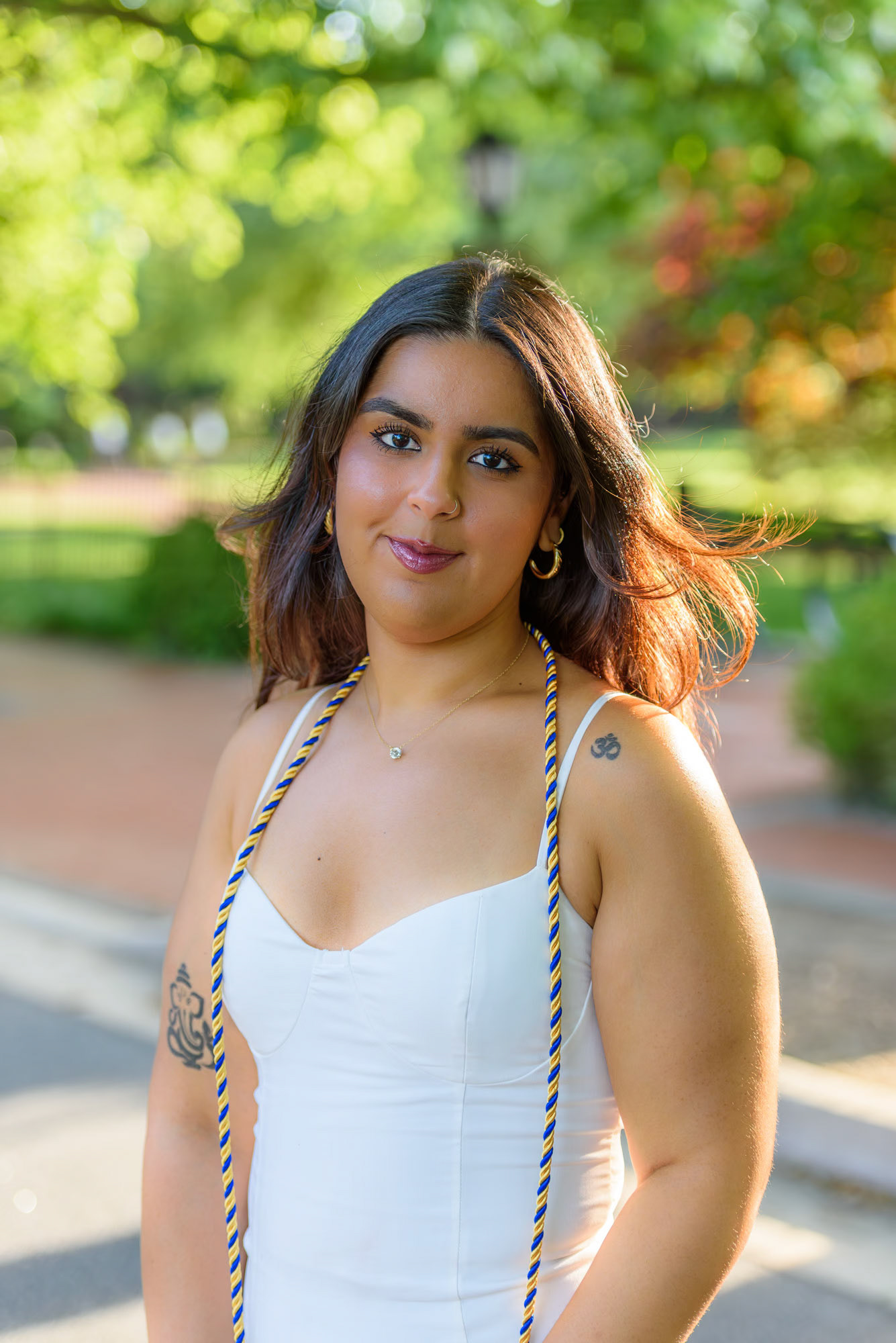 Graduation photo of a femal college student