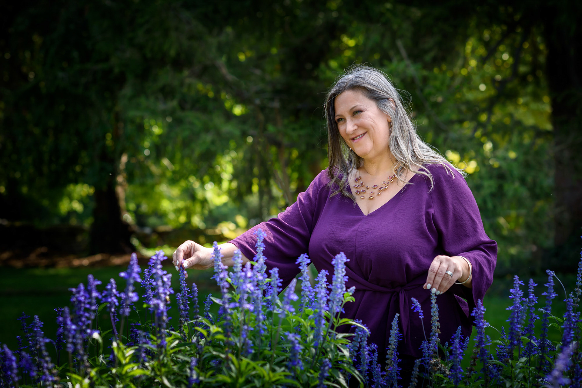Outdoor Portrait of a woman in a park
