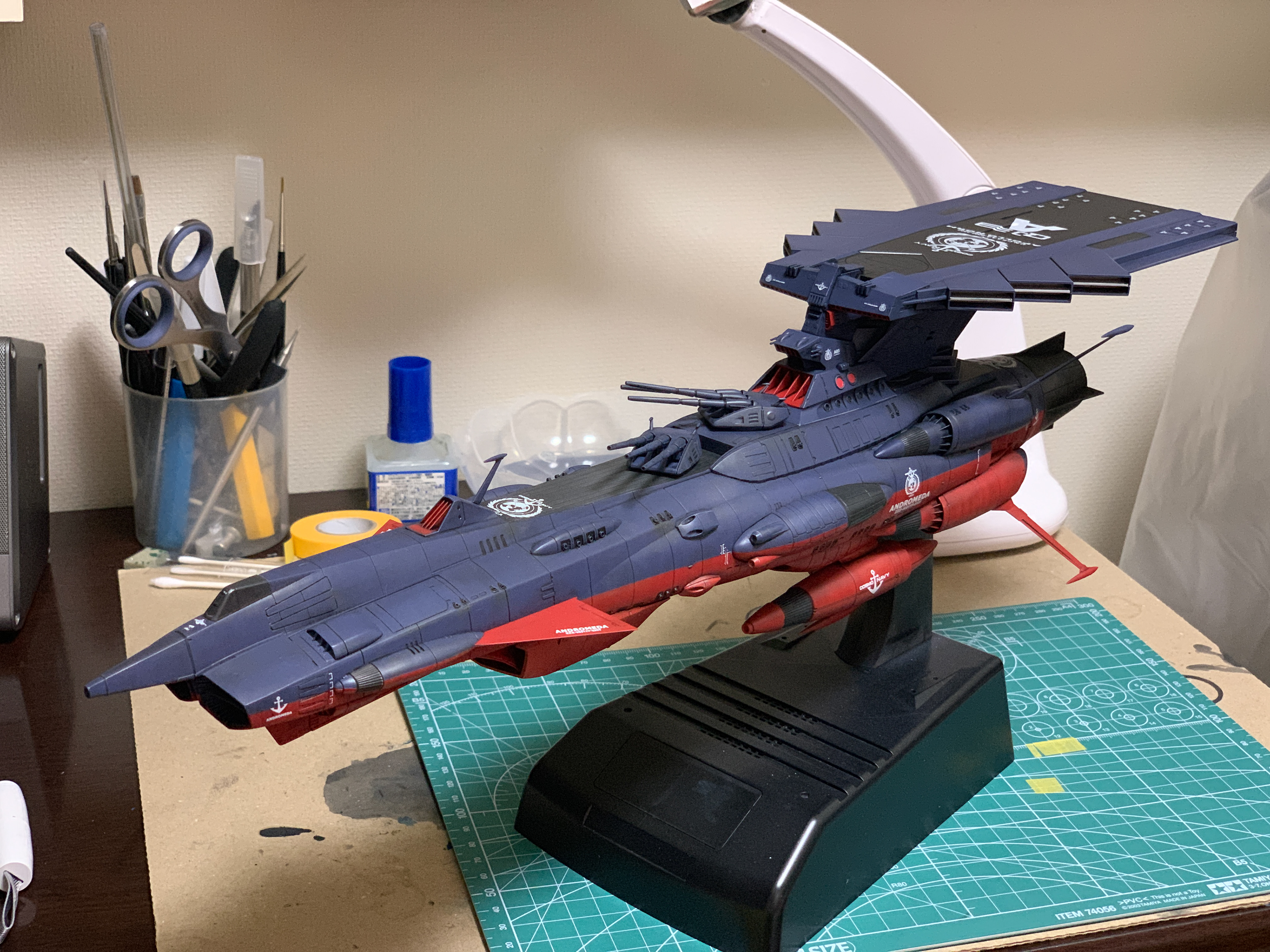 バンダイ1/1000 アンドロメダ級DX Amazon | 宇宙戦艦ヤマト2202 地球連邦 アンドロメダ級DX 1/1000