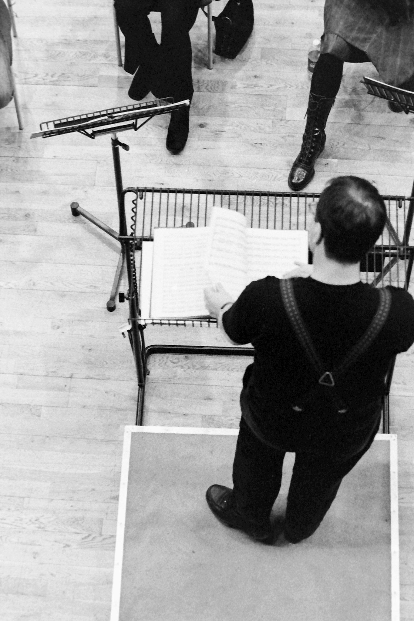 Sakari Oramo rehearsing the CBSO in 2005