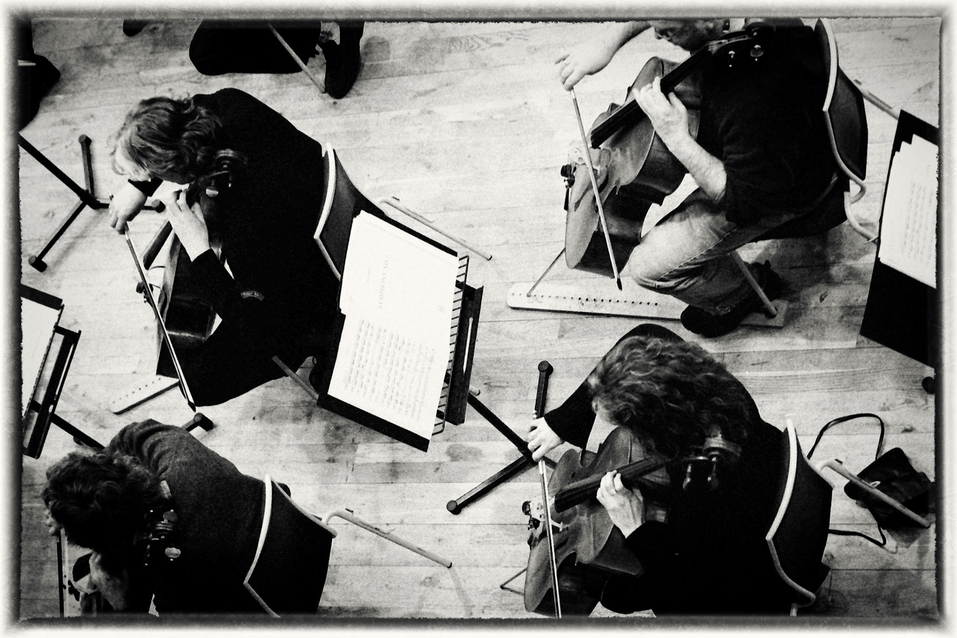 Sakari Oramo rehearsing the CBSO in 2005