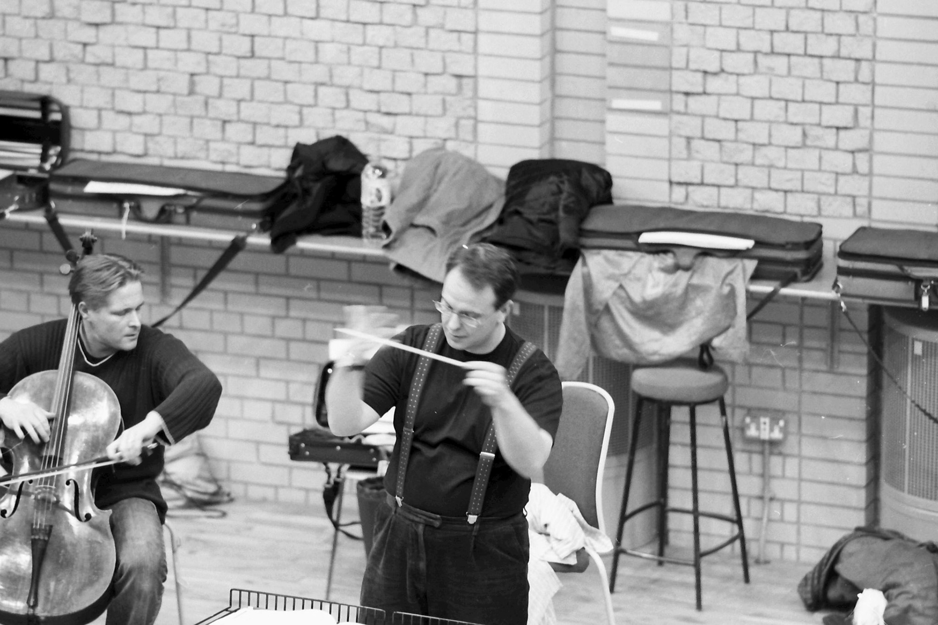 Sakari Oramo rehearsing the CBSO in 2005