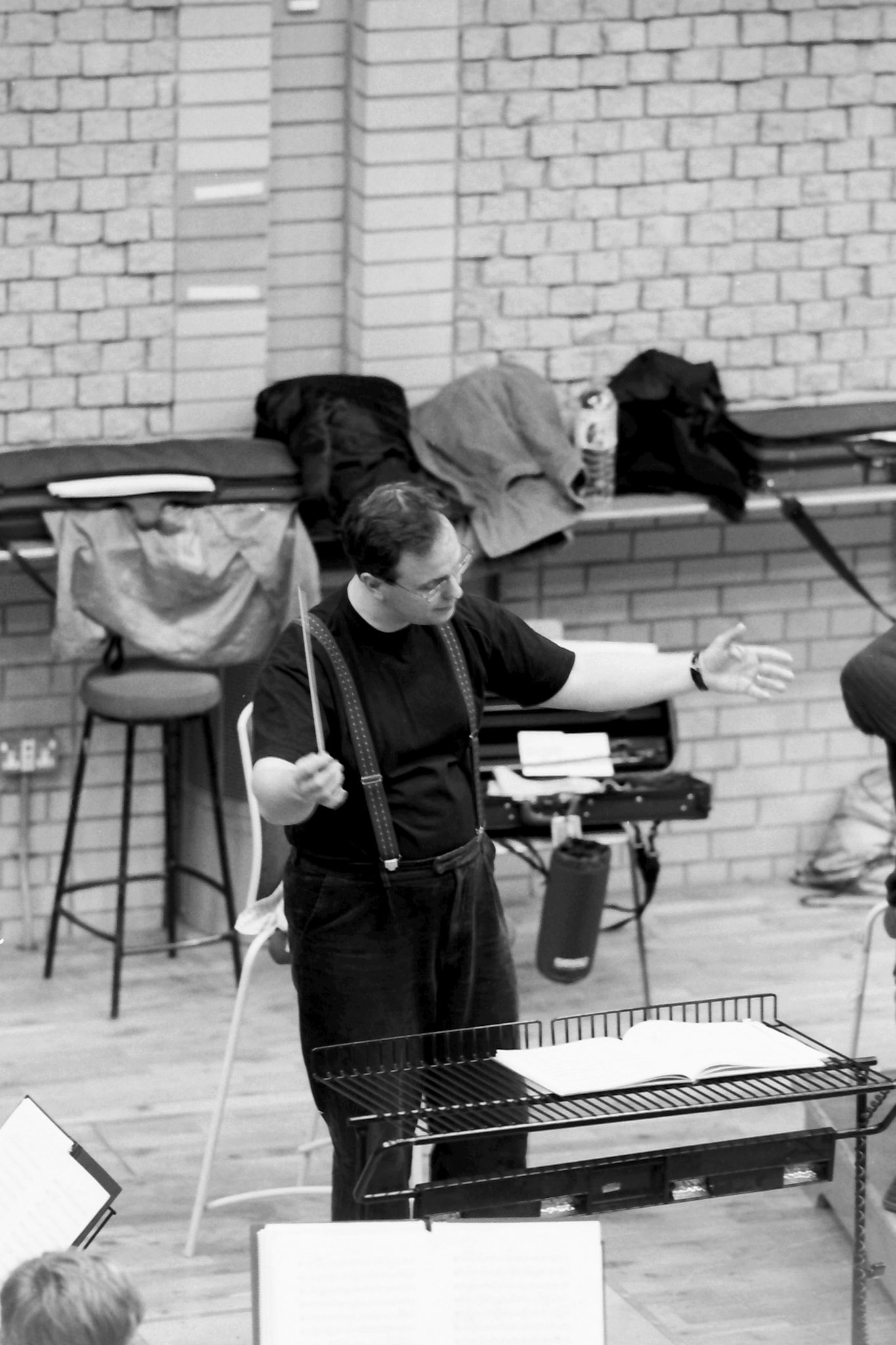 Sakari Oramo rehearsing the CBSO in 2005