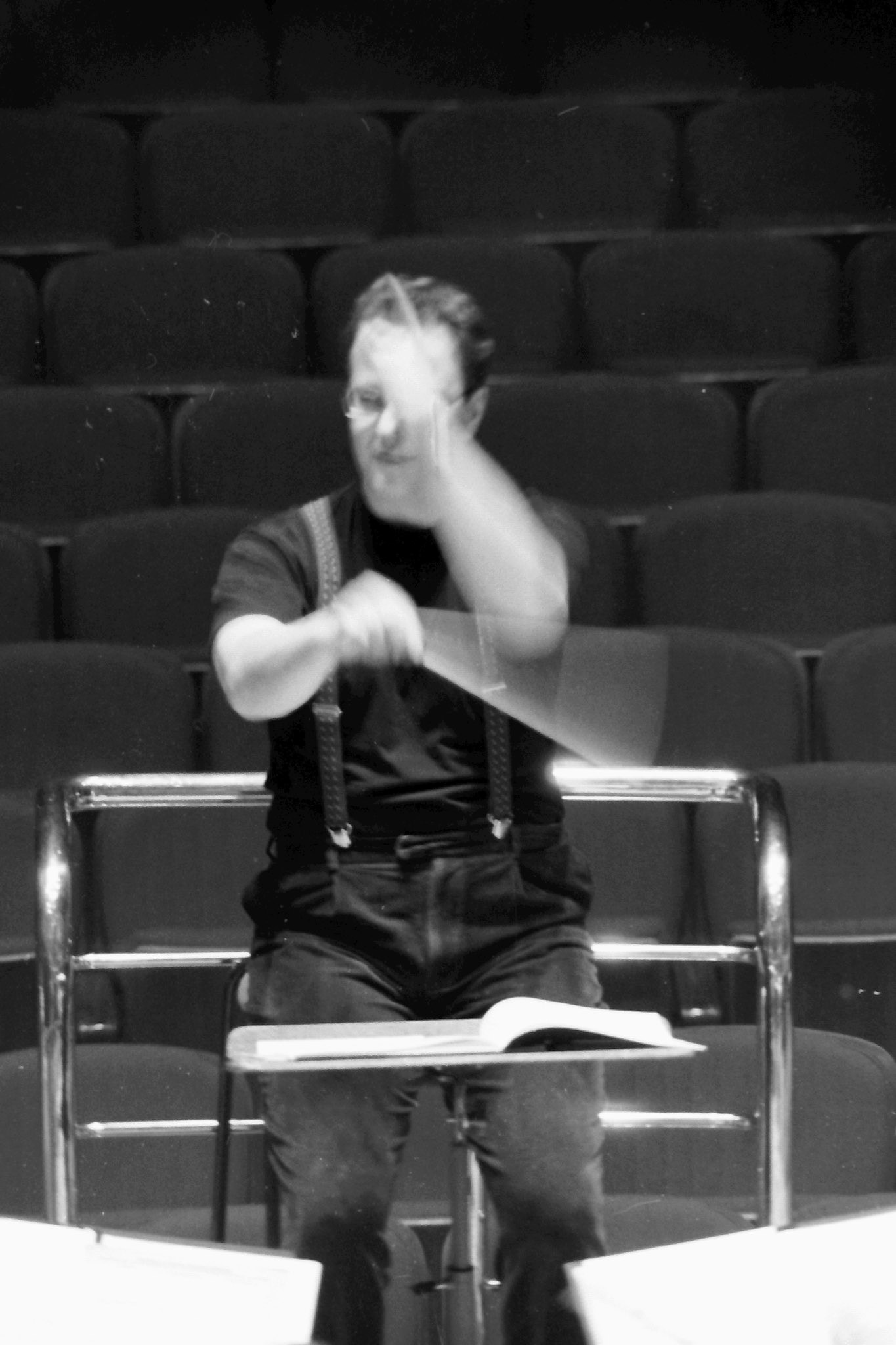 Sakari Oramo rehearsing the CBSO in 2005