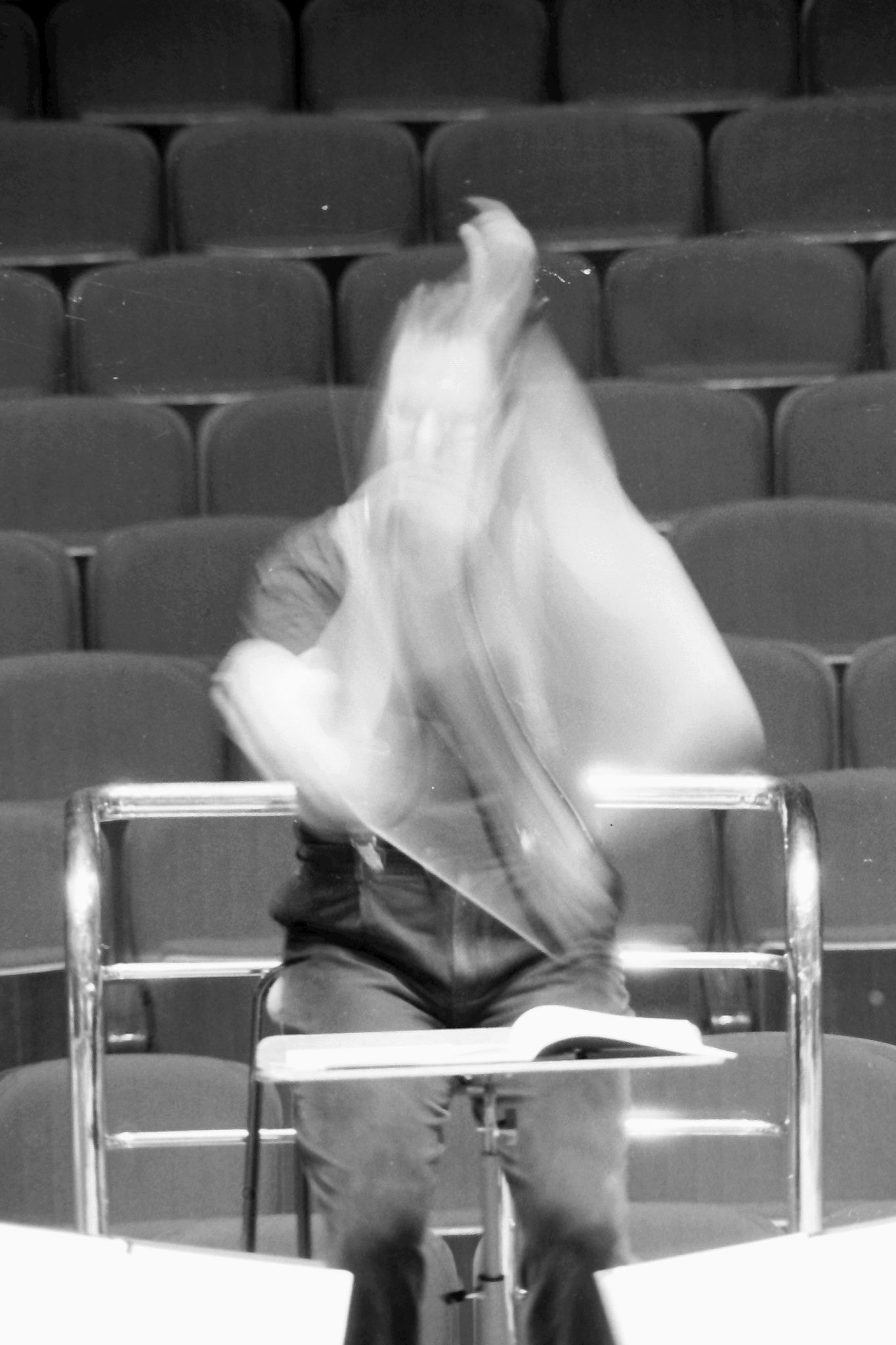Sakari Oramo rehearsing the CBSO in 2005