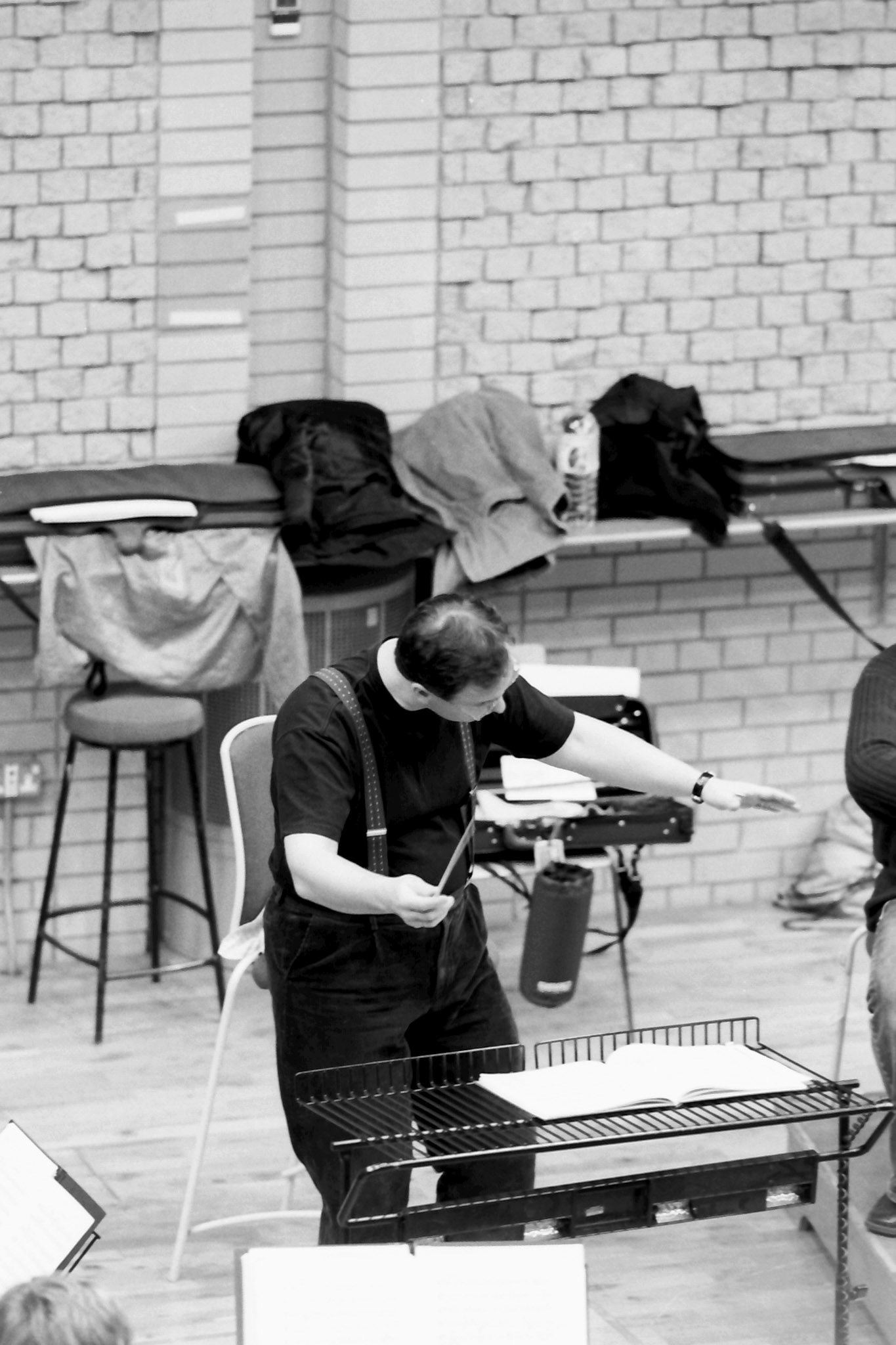 Sakari Oramo rehearsing the CBSO in 2005