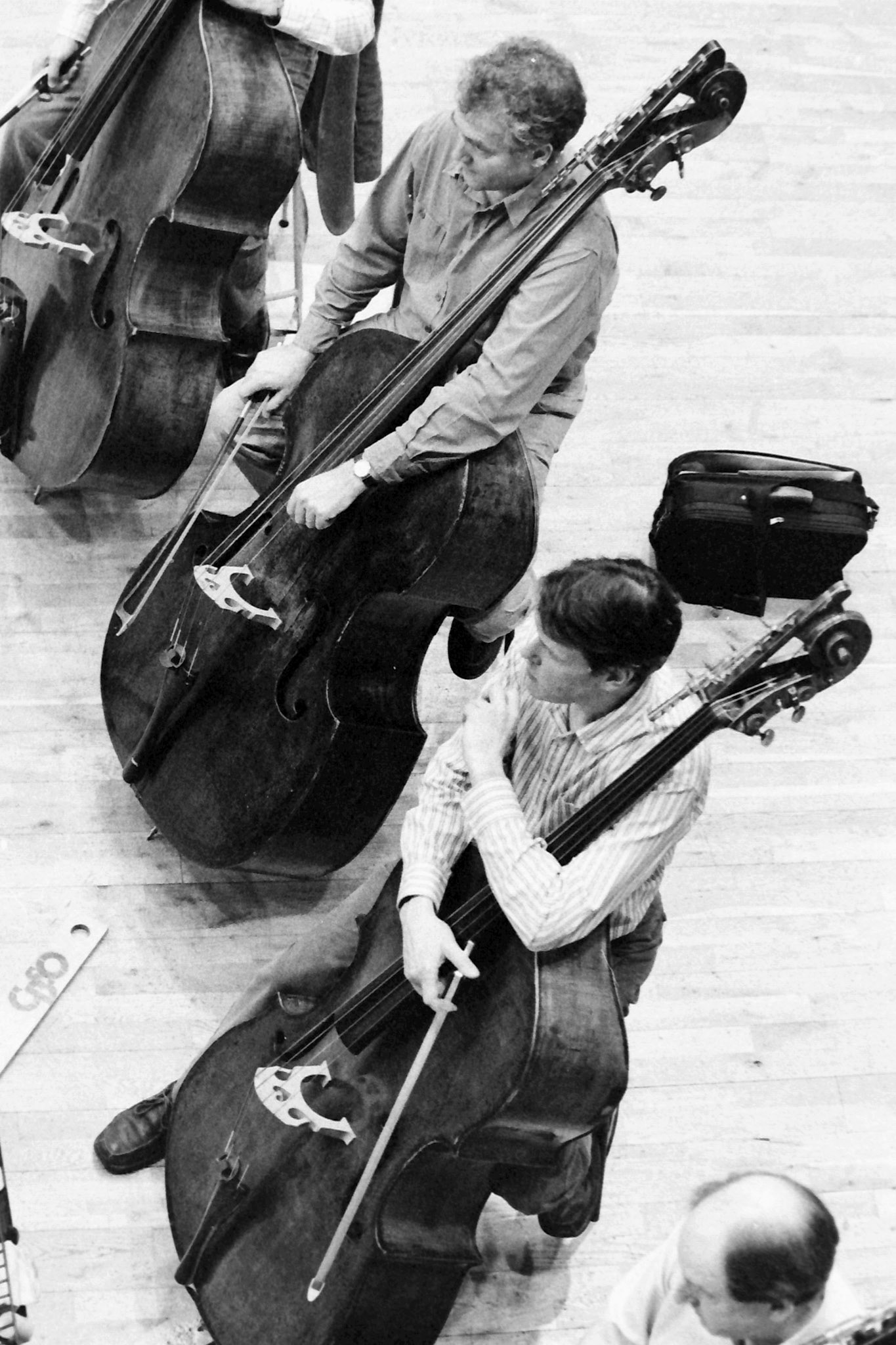 Sakari Oramo rehearsing the CBSO in 2005