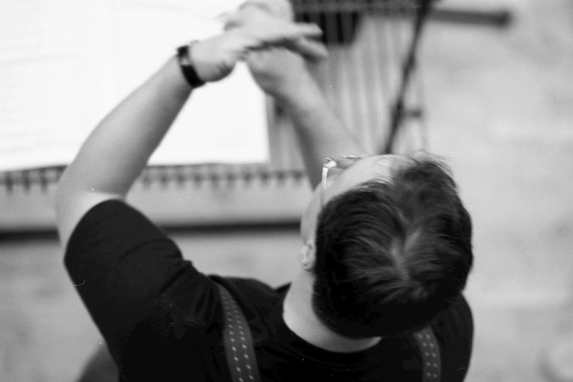 Sakari Oramo rehearsing the CBSO in 2005