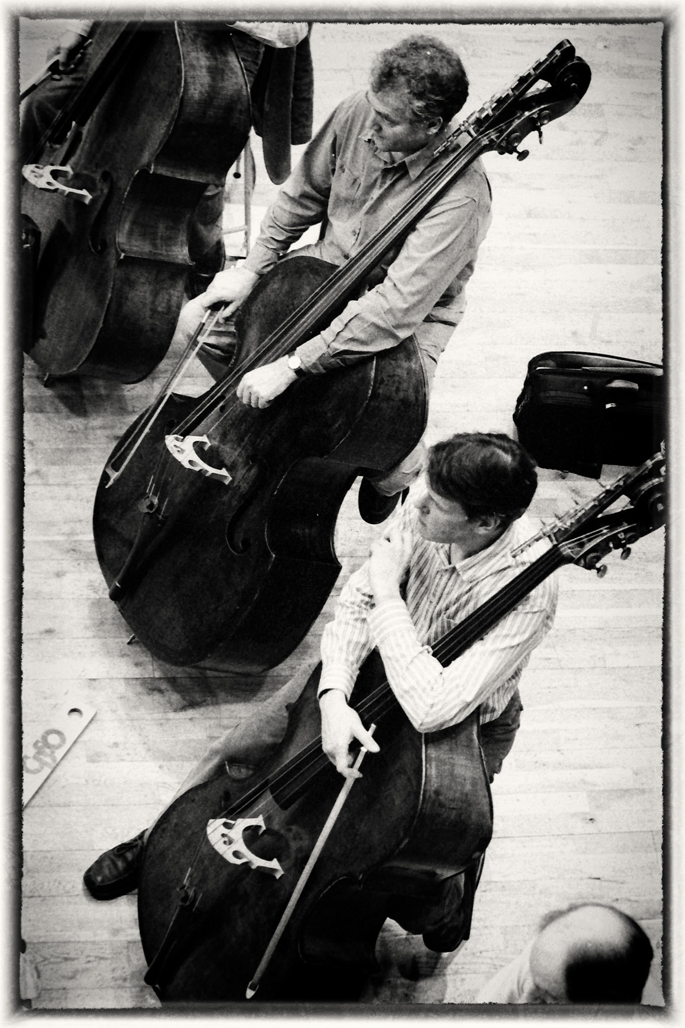 Sakari Oramo rehearsing the CBSO in 2005