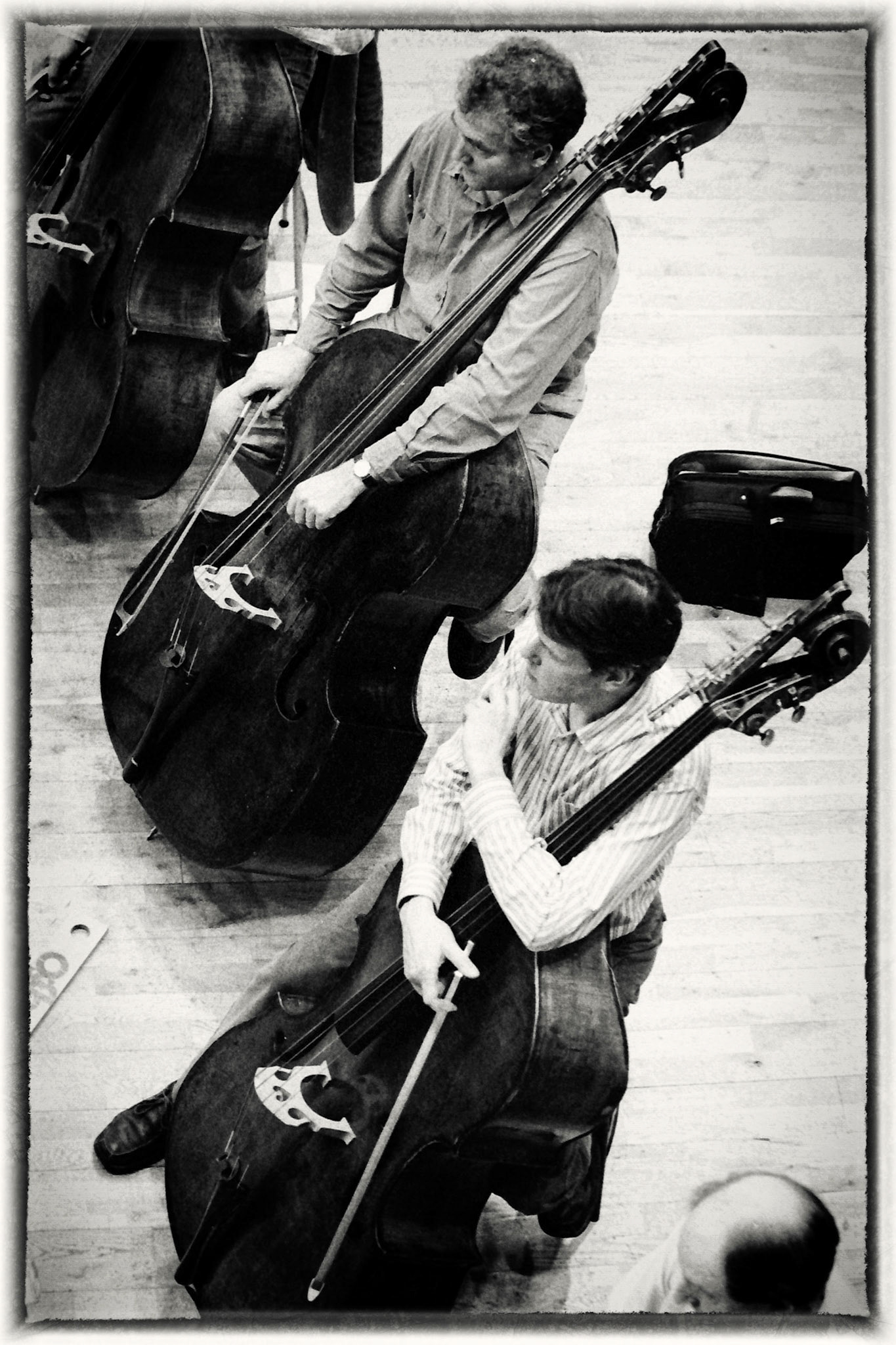 Sakari Oramo rehearsing the CBSO in 2005