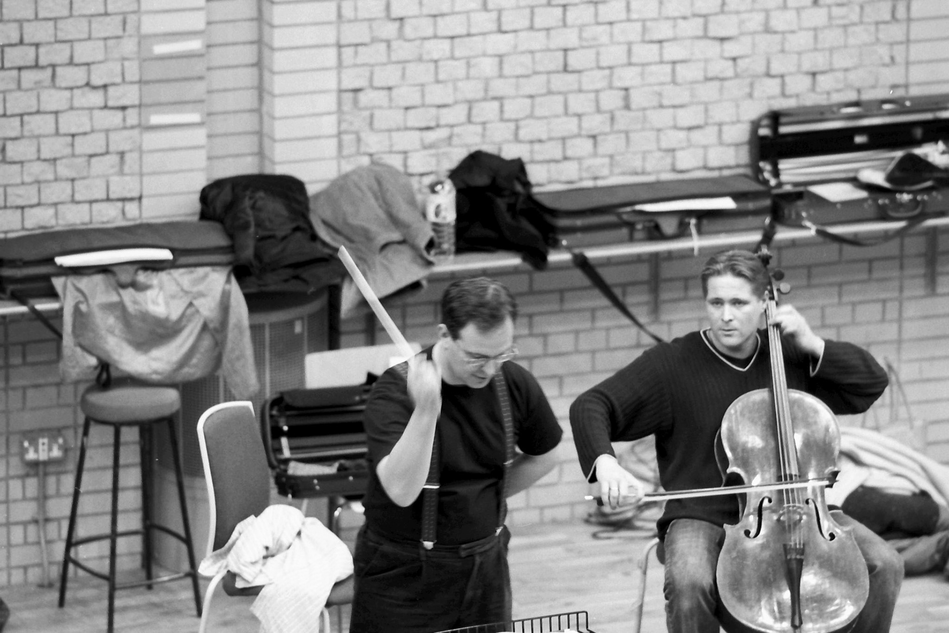Sakari Oramo rehearsing the CBSO in 2005