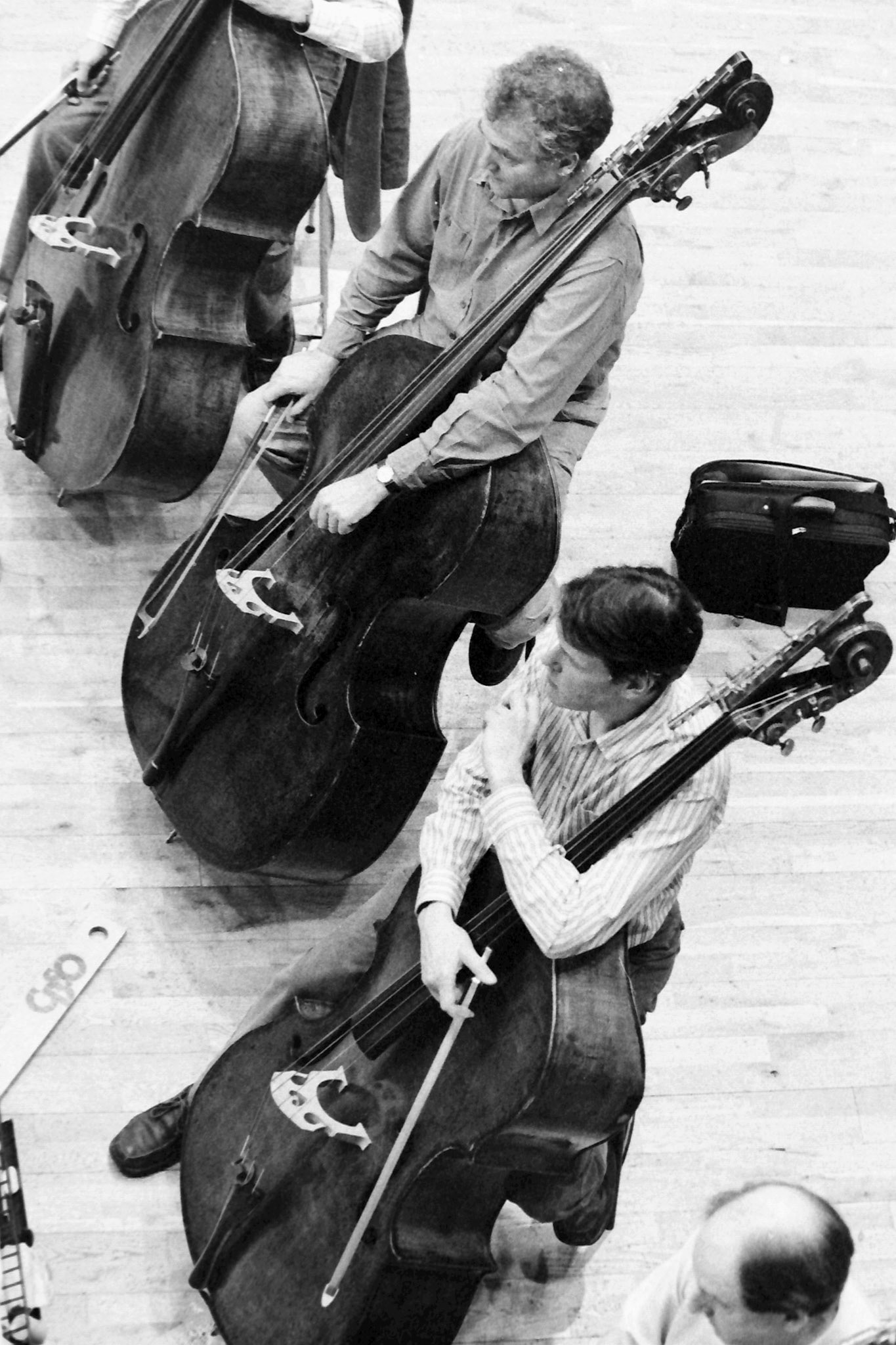 Sakari Oramo rehearsing the CBSO in 2005
