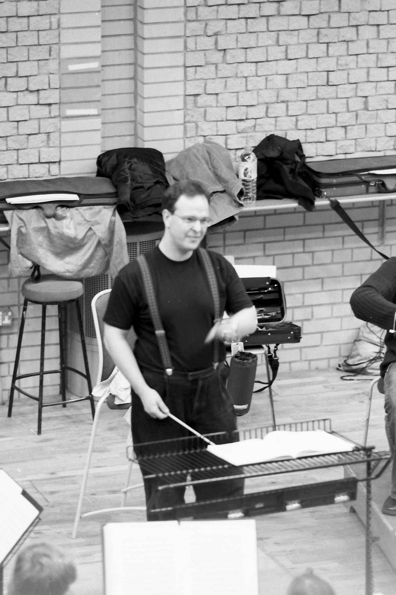 Sakari Oramo rehearsing the CBSO in 2005