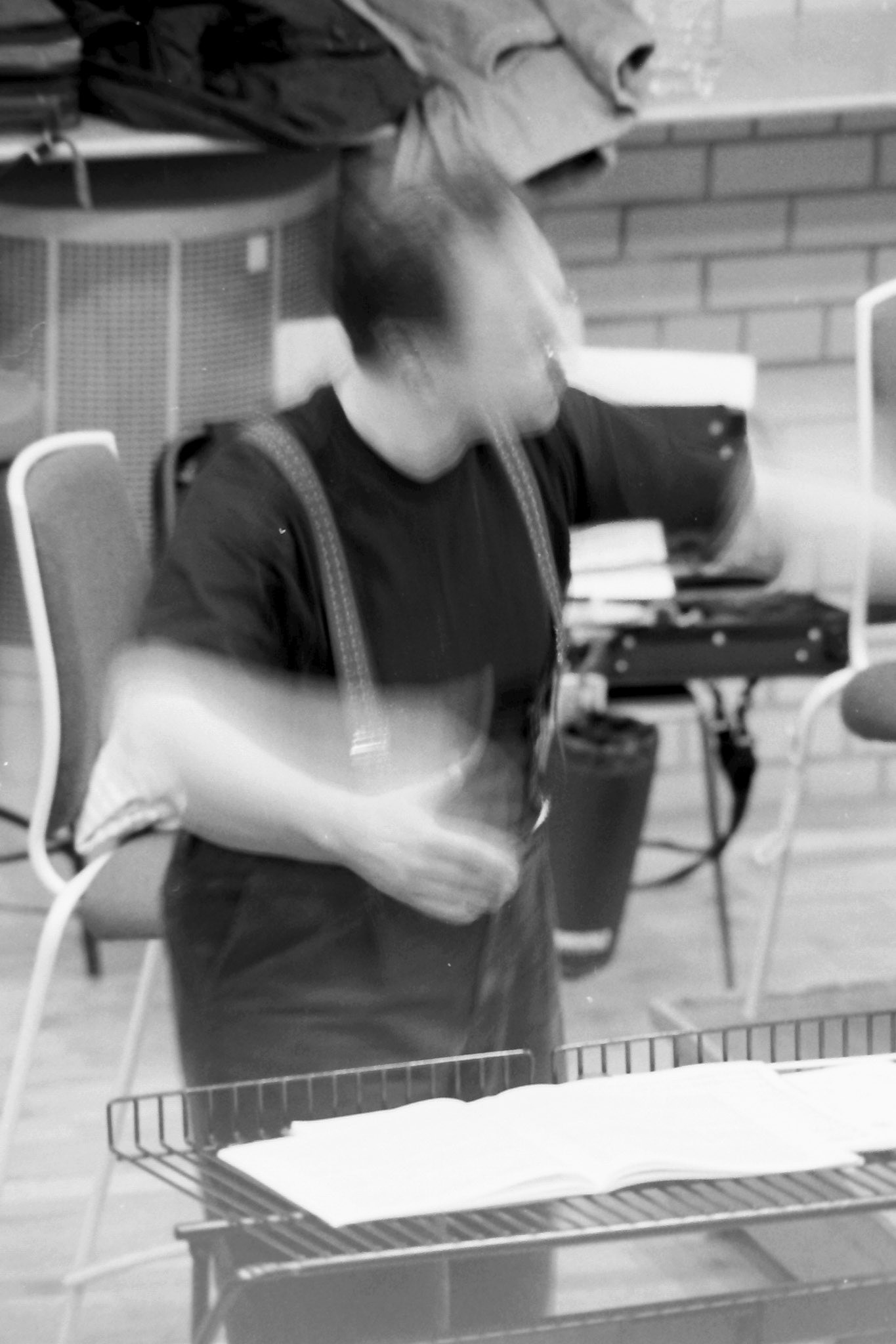 Sakari Oramo rehearsing the CBSO in 2005