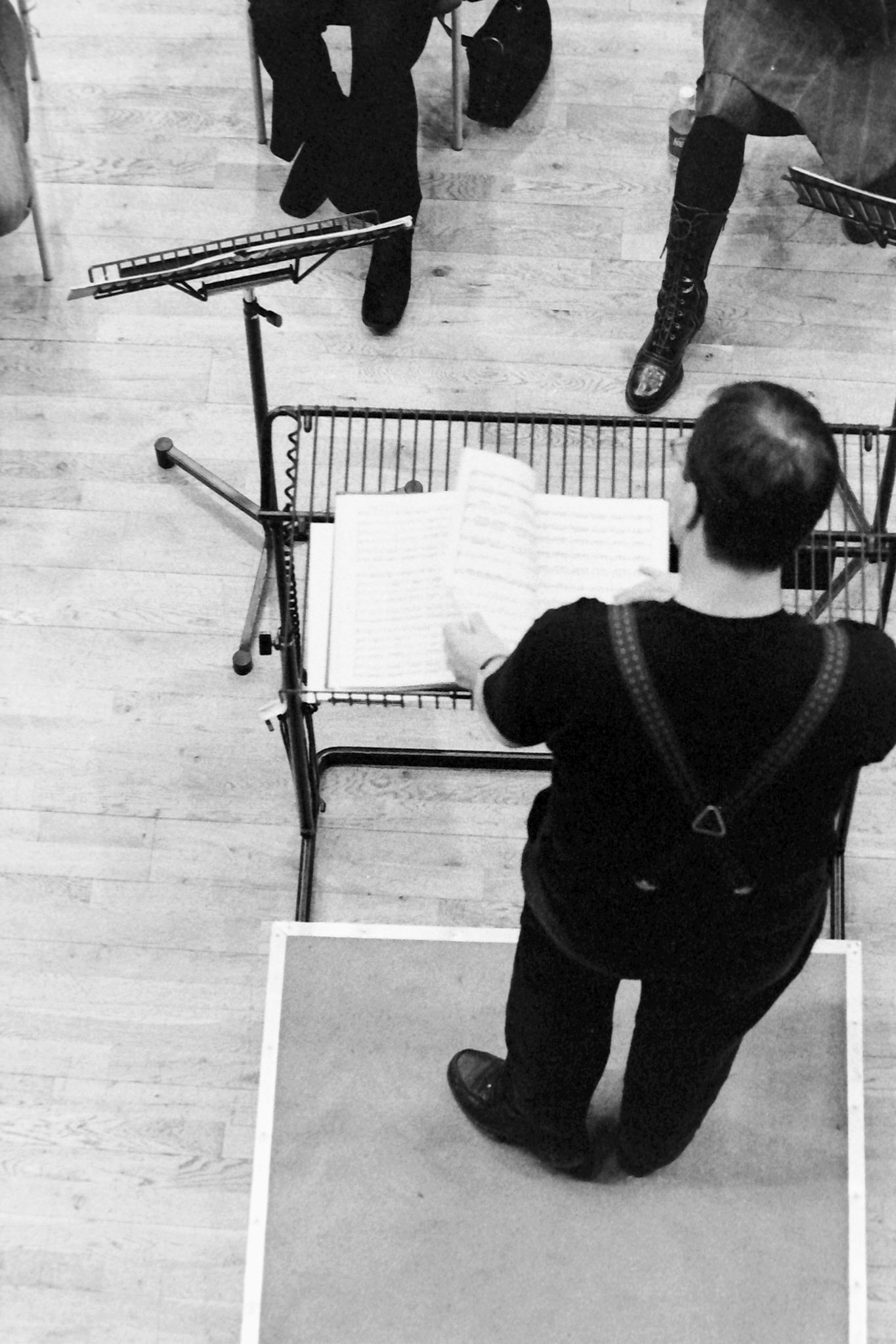 Sakari Oramo rehearsing the CBSO in 2005