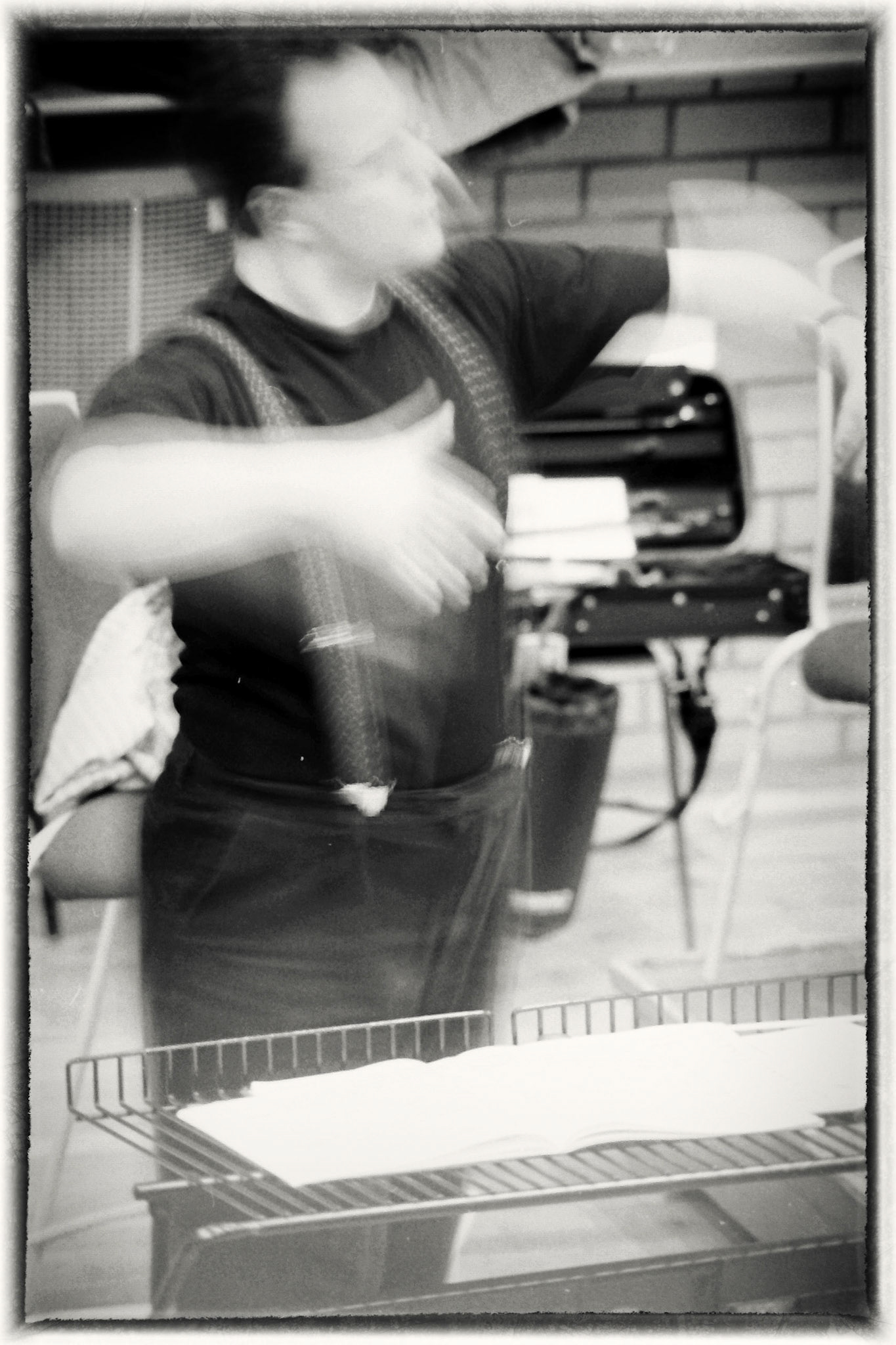 Sakari Oramo rehearsing the CBSO in 2005