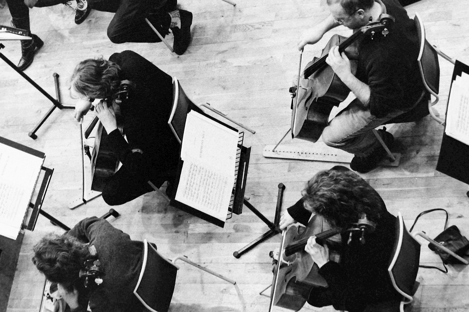 Sakari Oramo rehearsing the CBSO in 2005