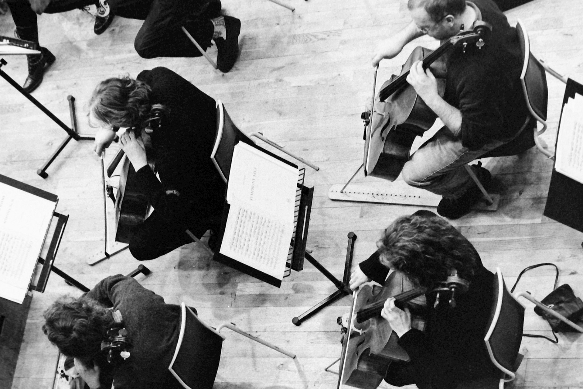 Sakari Oramo rehearsing the CBSO in 2005